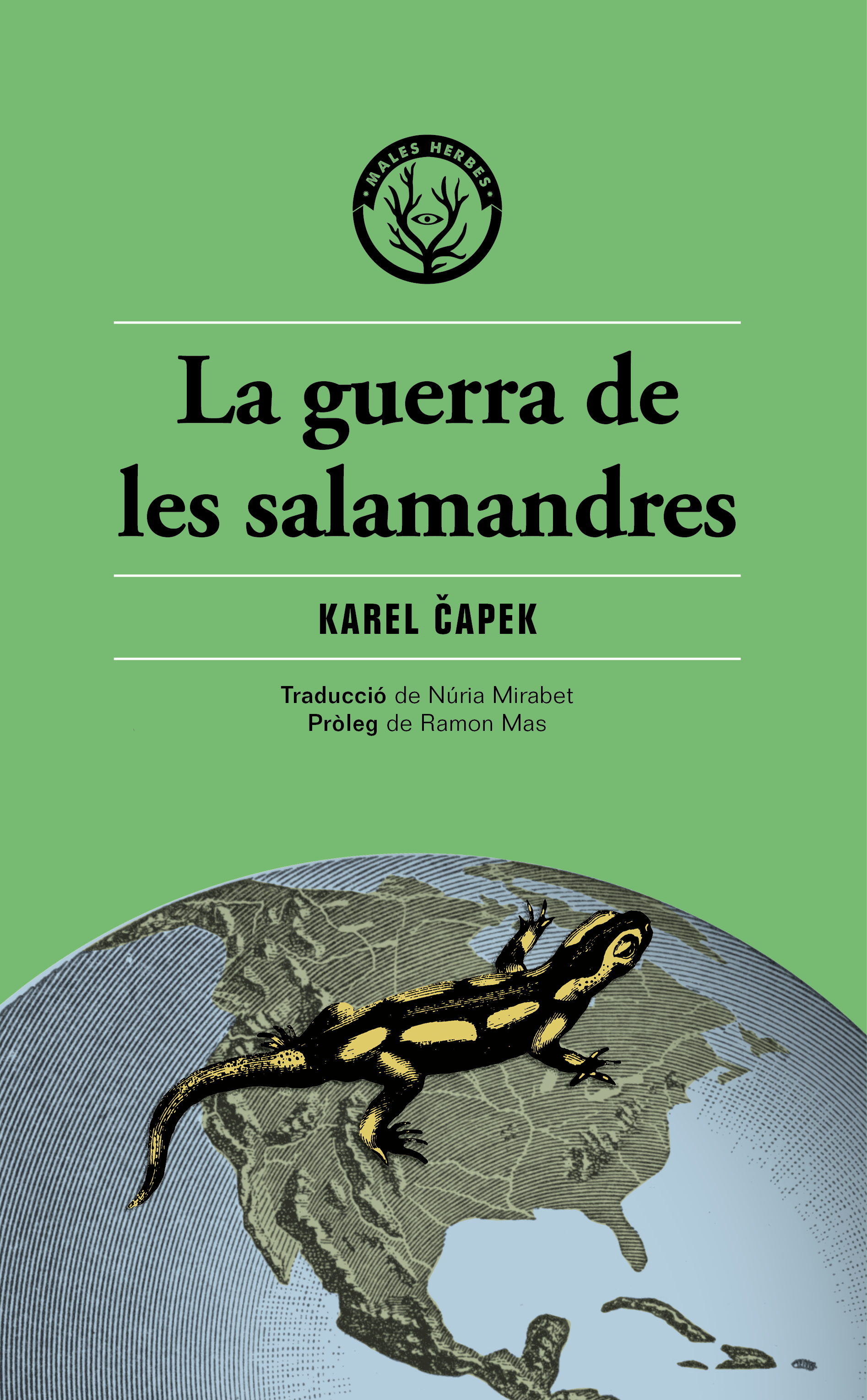 Обложка книги «La guerra de les salamandres»