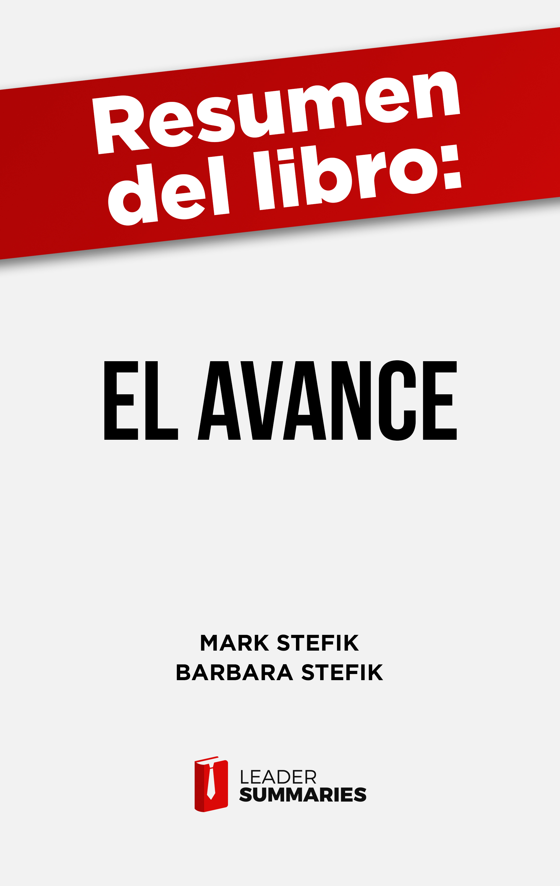 Обложка книги «Resumen del libro "El Avance" de Mark Stefik»