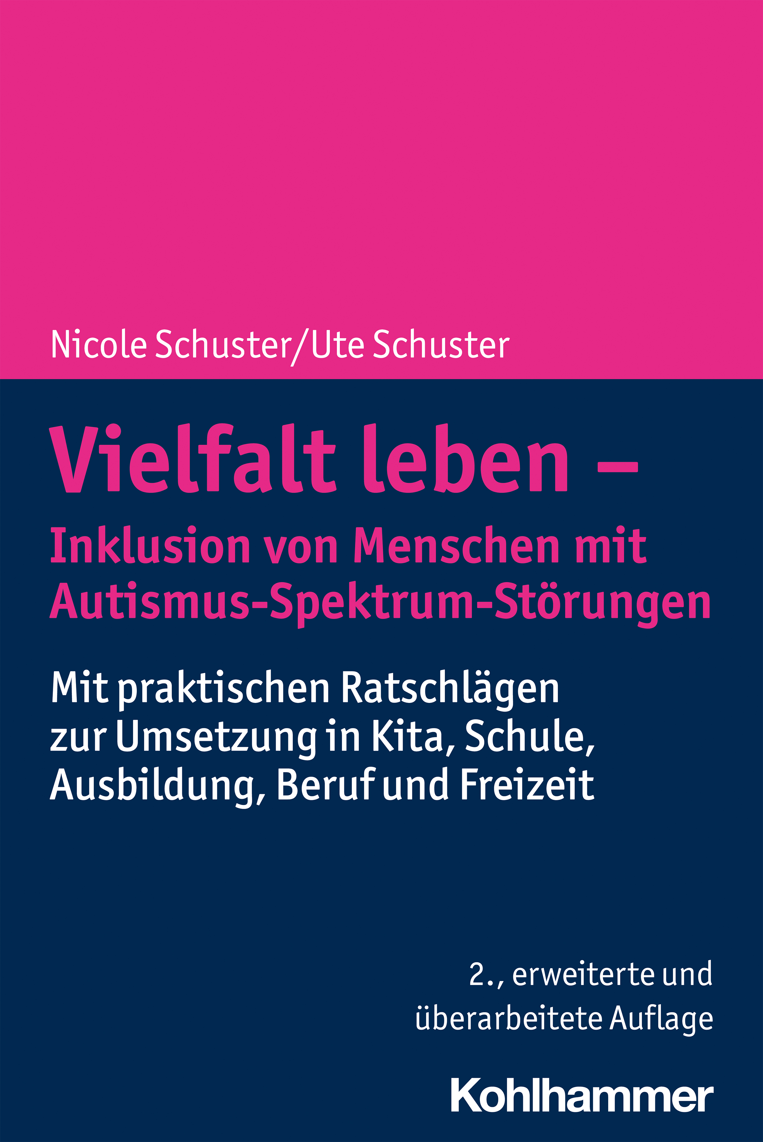 Обложка книги «Vielfalt leben - Inklusion von Menschen mit Autismus-Spektrum-Störungen»