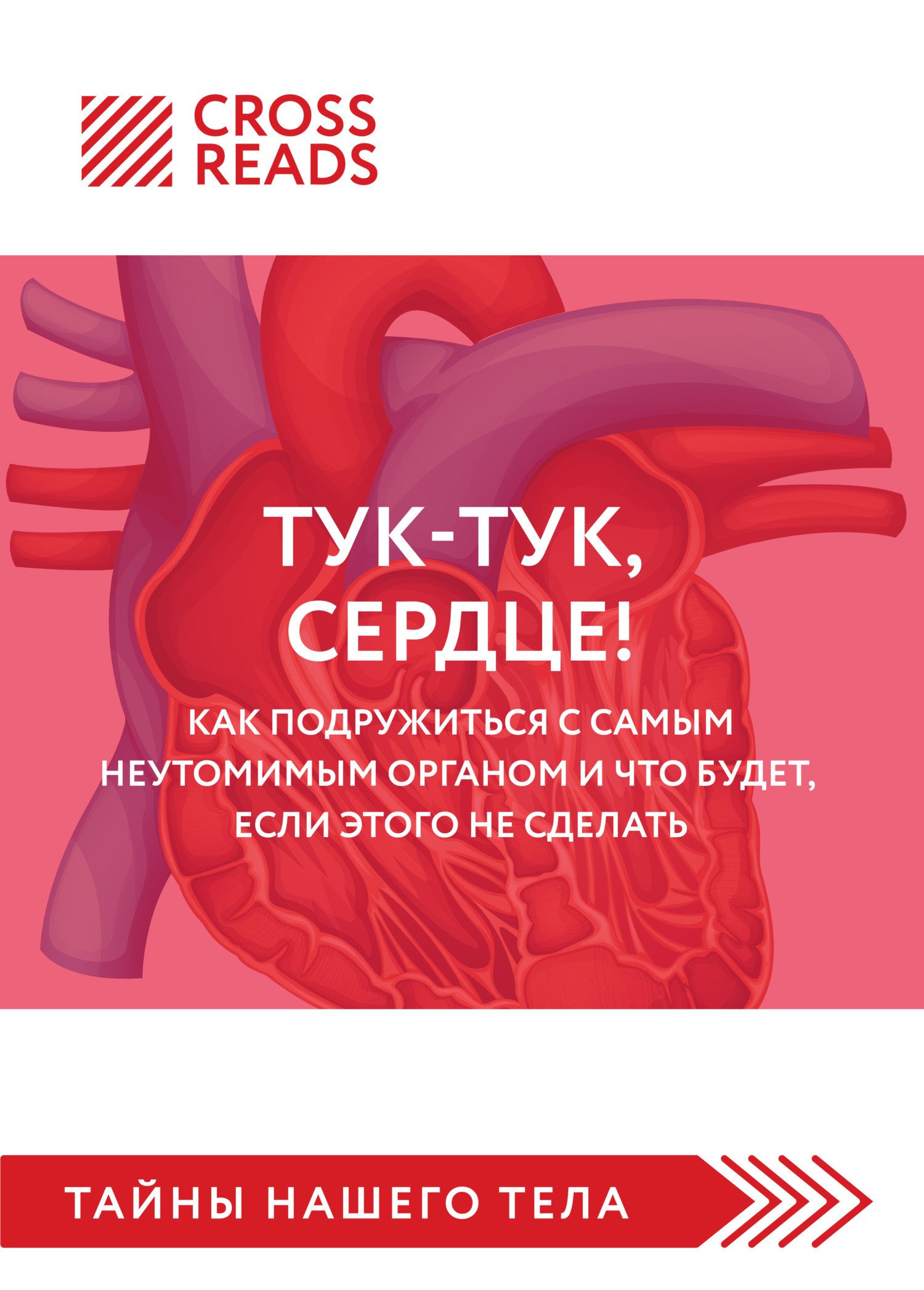 Обложка книги «Саммари книги «Тук-тук, сердце! Как подружиться с самым неутомимым органом и что будет, если этого не сделать»»