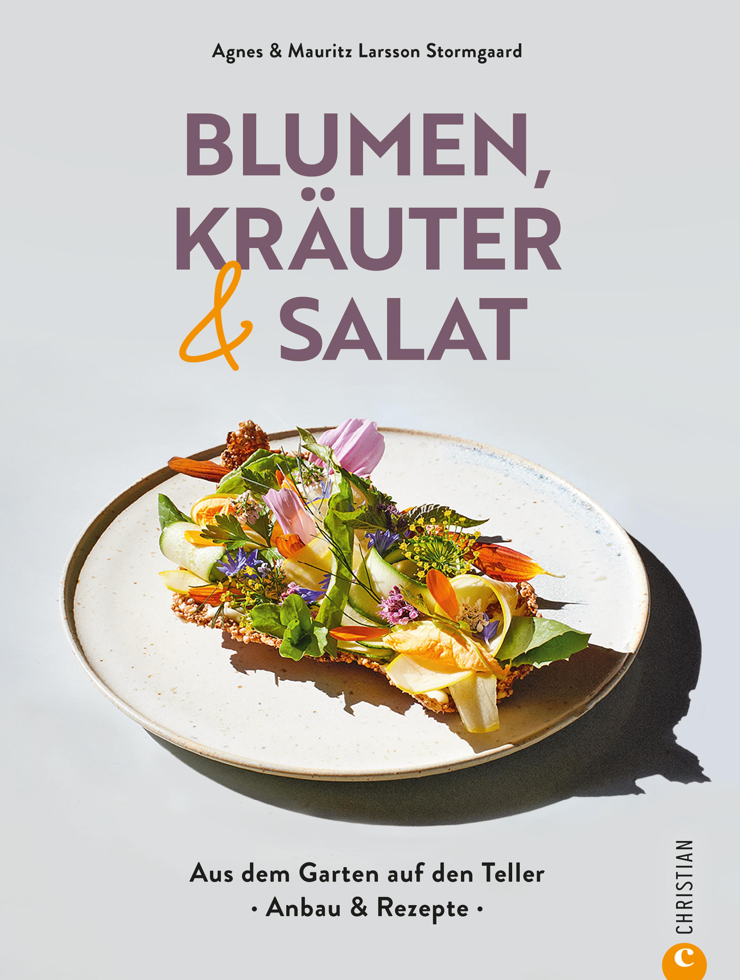 Обложка книги «Blumen, Kräuter und Salat»