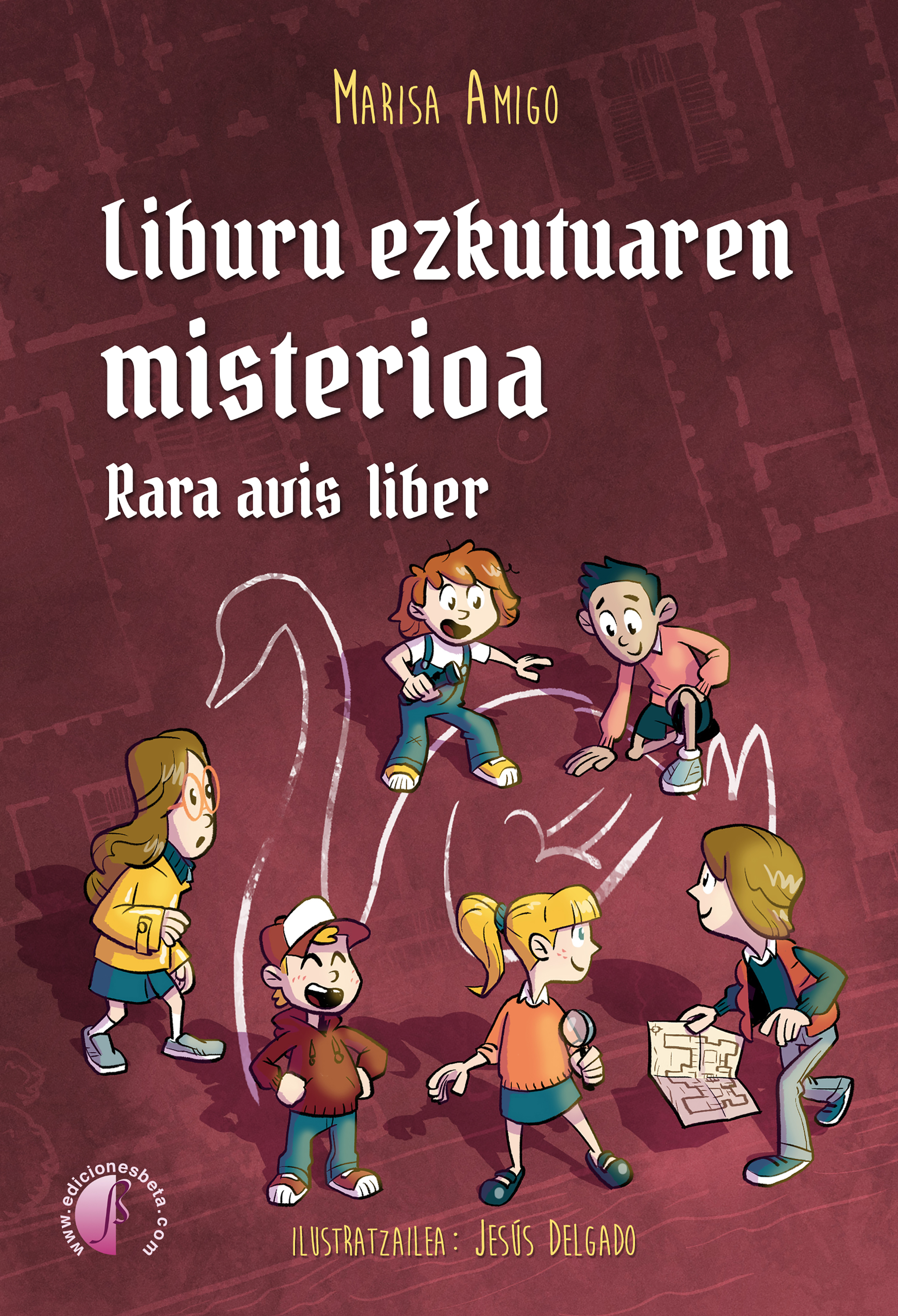 Обложка книги «Liburu ezkutuaren misterioa. Rara avis liber»