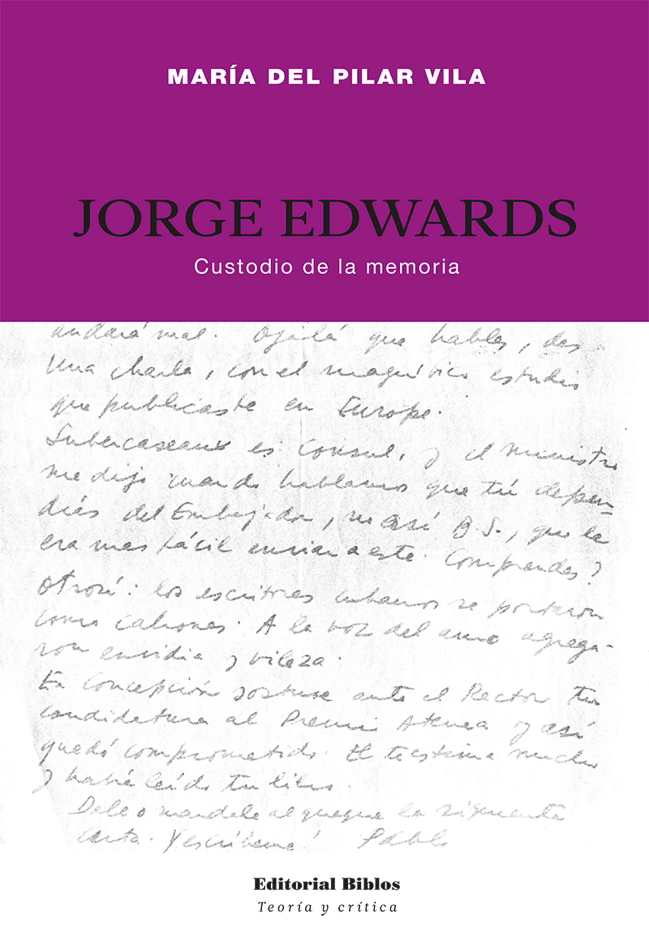 Обложка книги «Jorge Edwards»