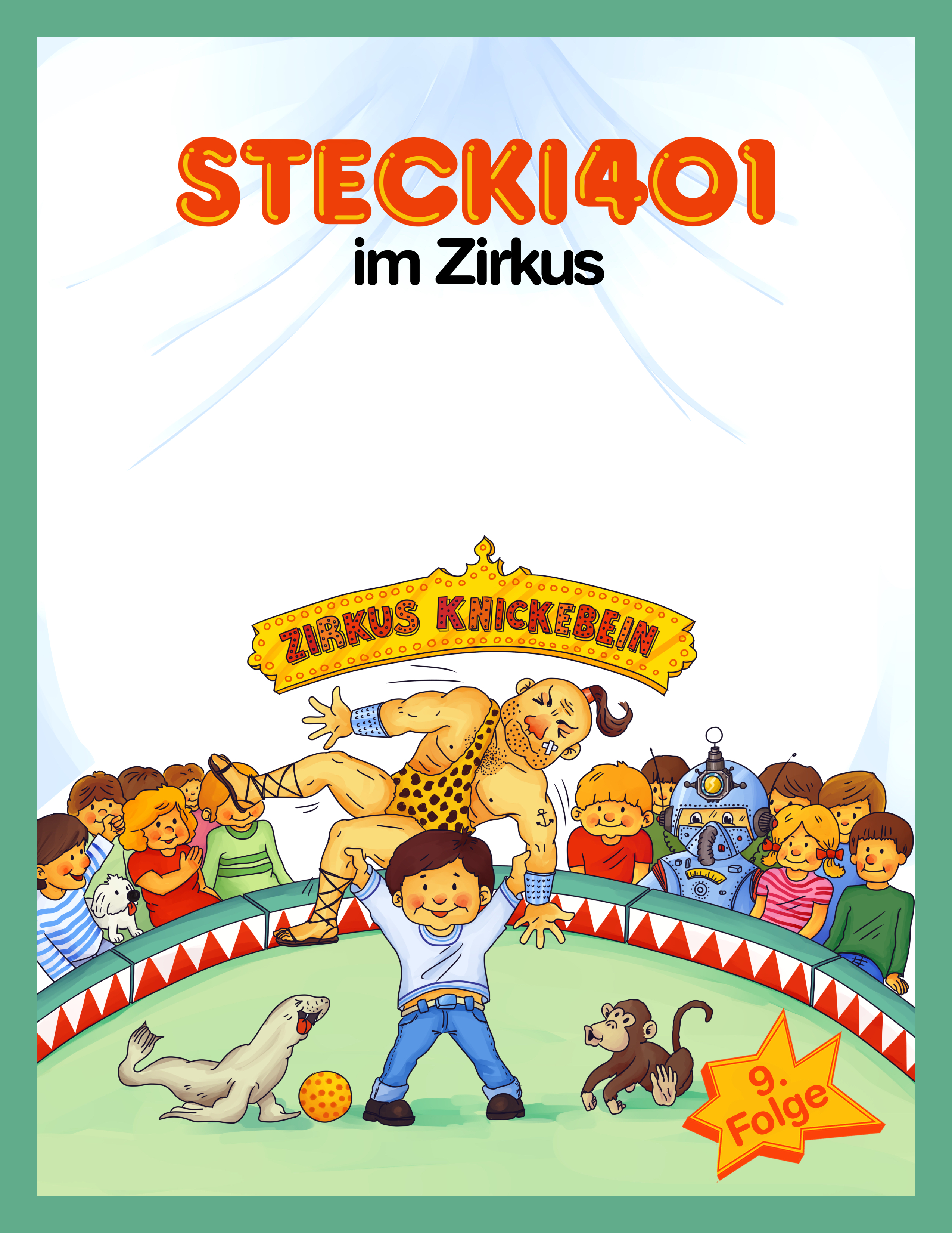 Обложка книги «Stecki 401 im Zirkus»