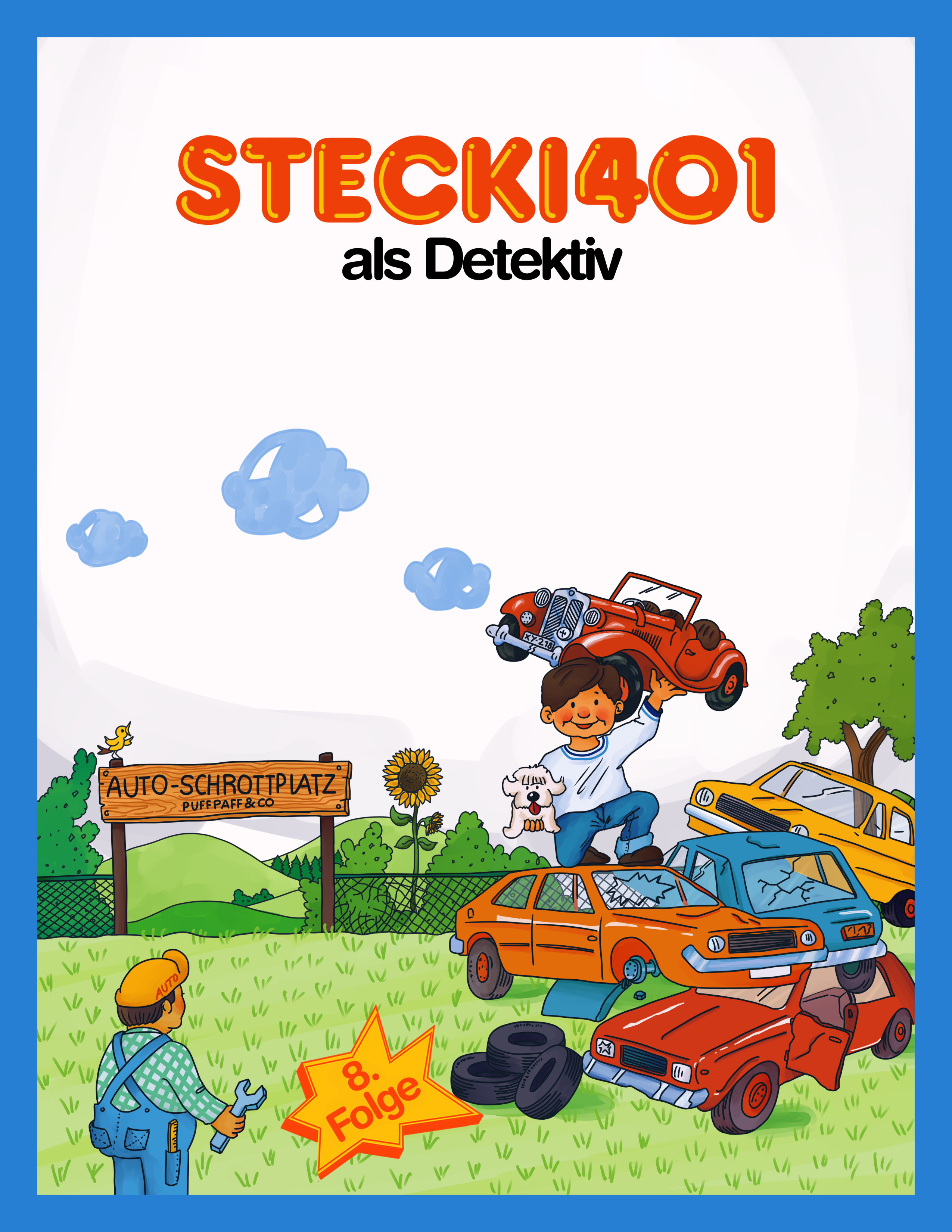 Обложка книги «Stecki 401 als Detektiv»