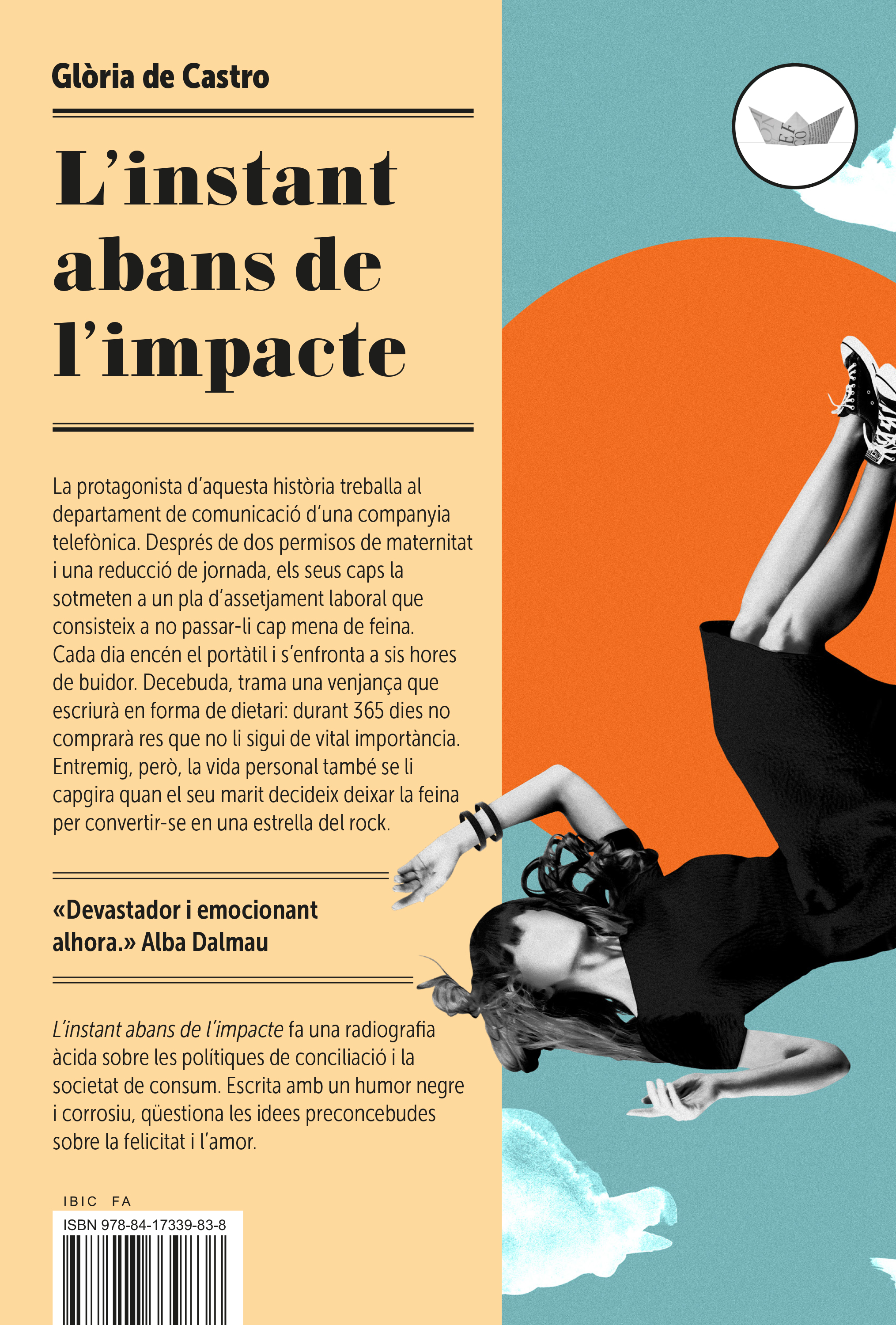 Обложка книги «L'instant abans de l'impacte»
