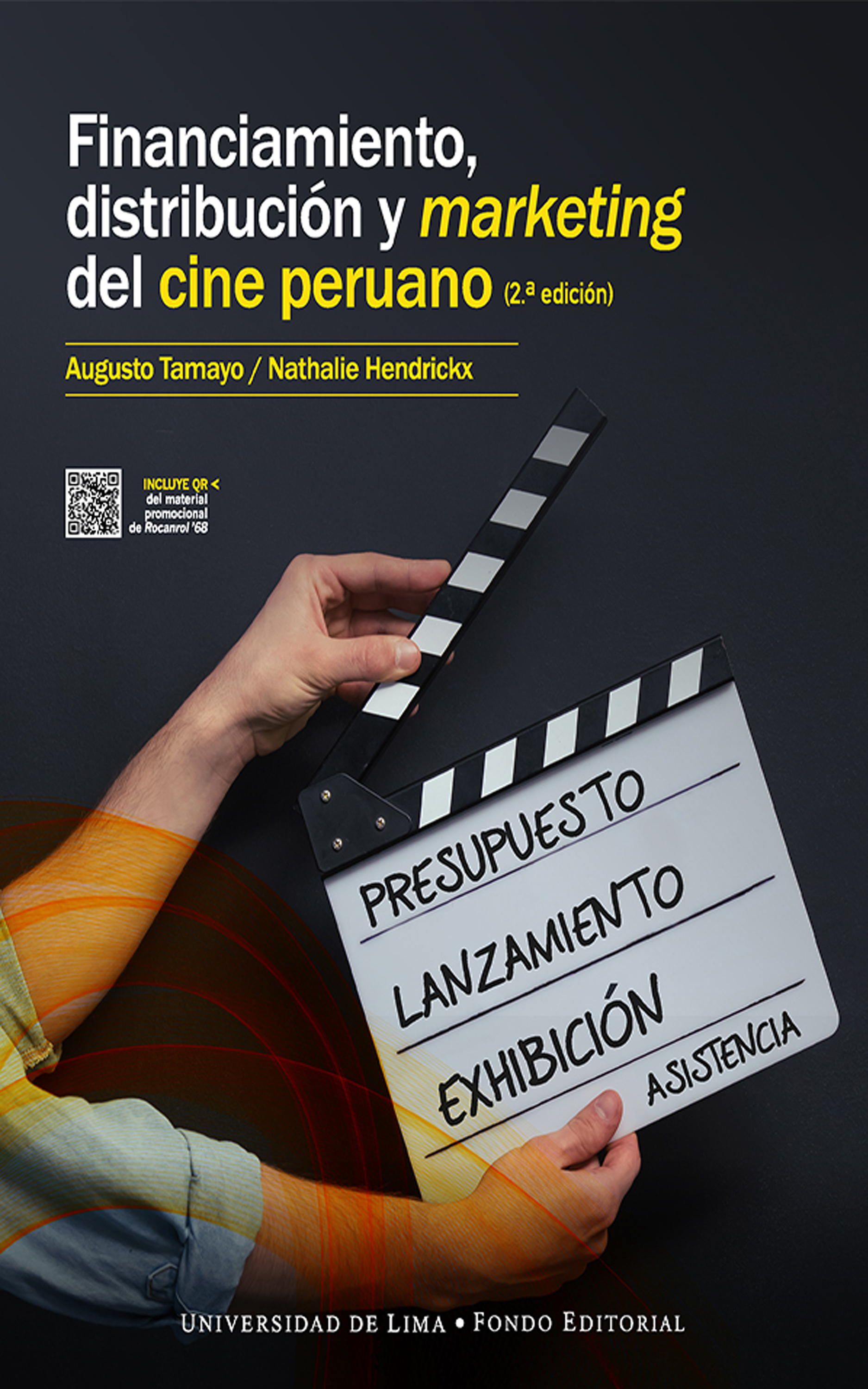 Обложка книги «Financiamiento, distribución y marketing del cine peruano»