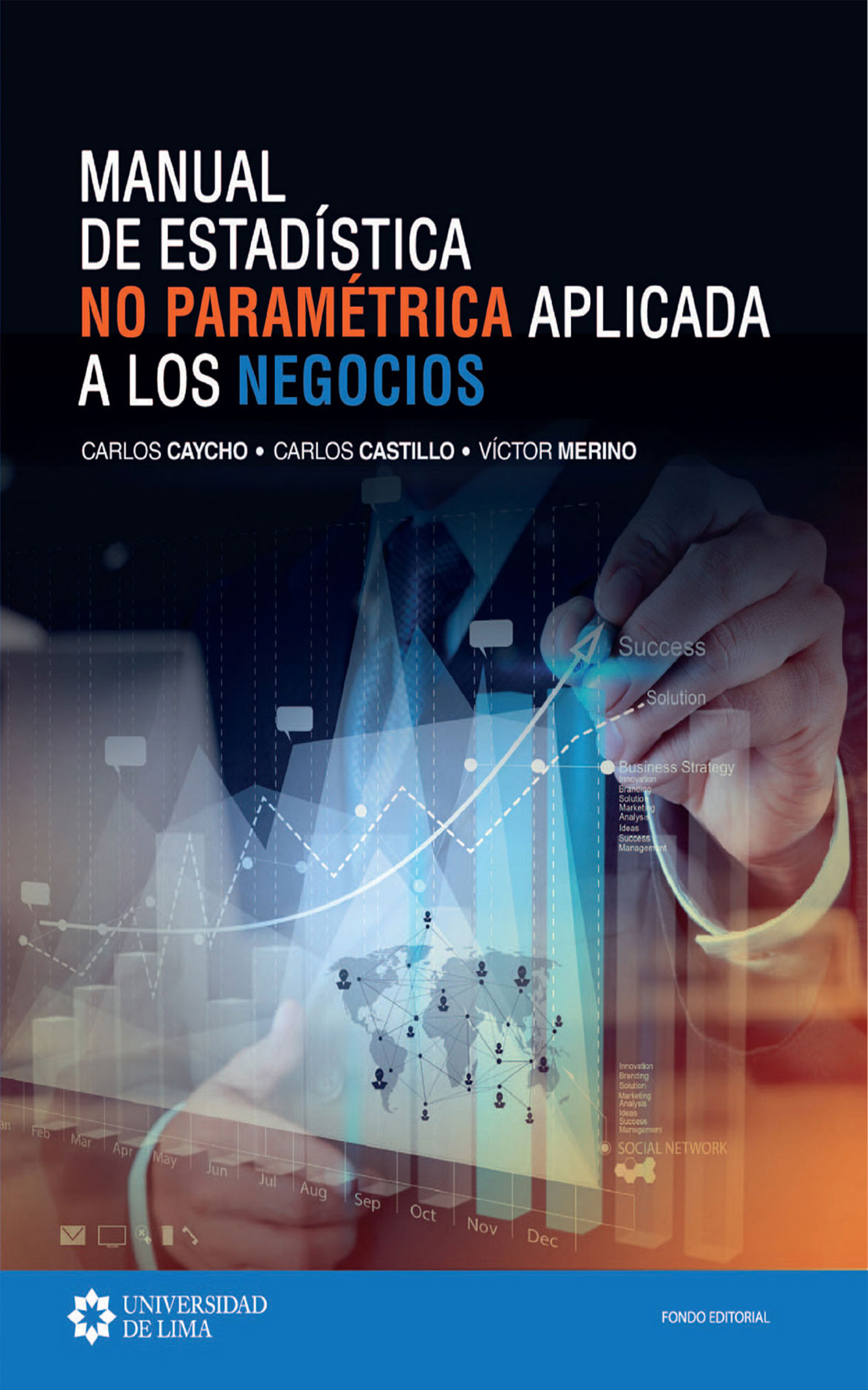 Обложка книги «Manual de estadística no paramétrica aplicada a los negocios»