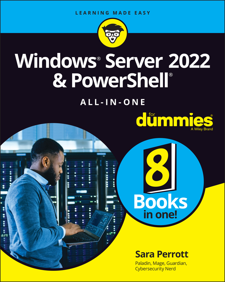 Обложка книги «Windows Server 2022 & Powershell All-in-One For Dummies»