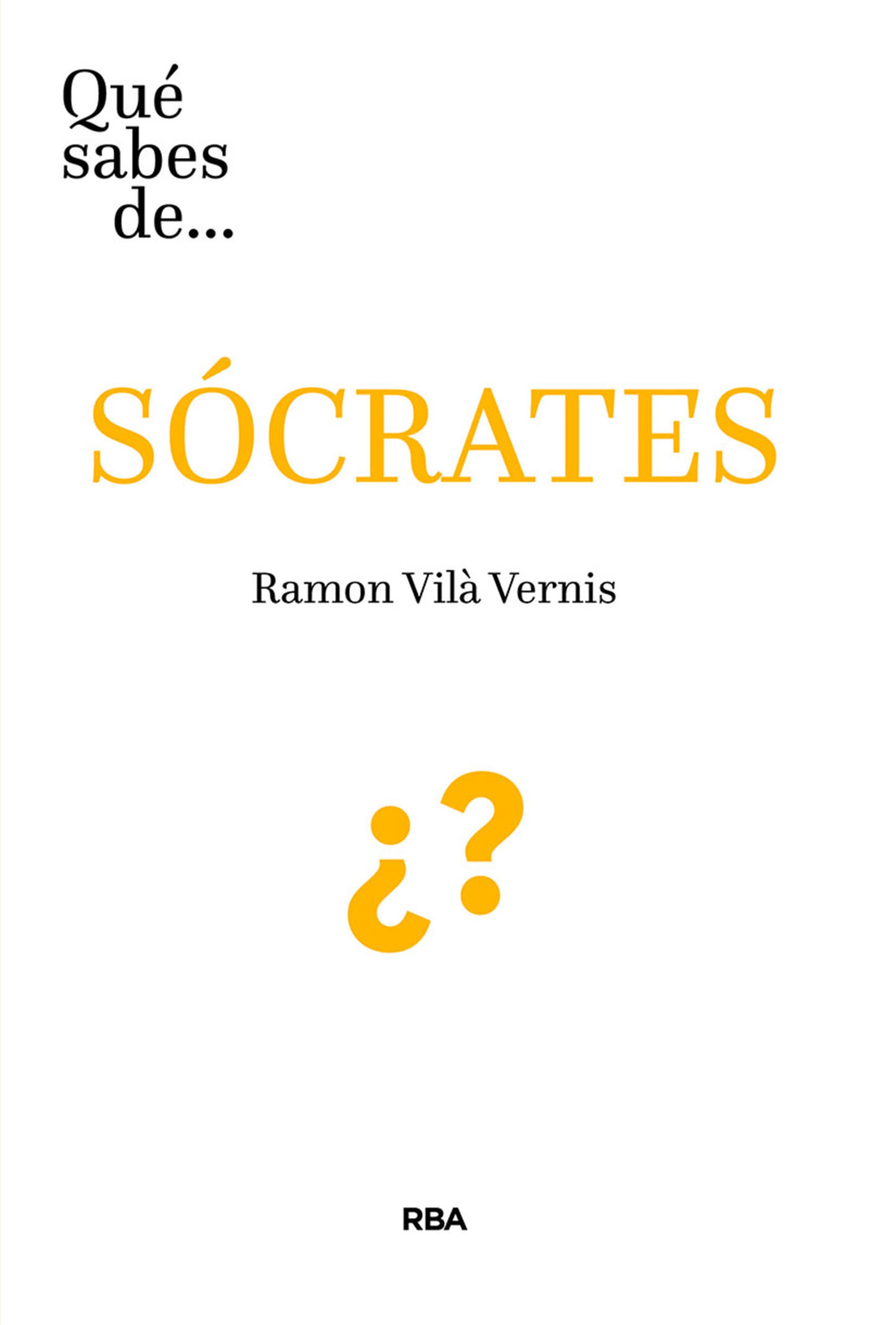 Обложка книги «Qué sabes de... SÓCRATES»