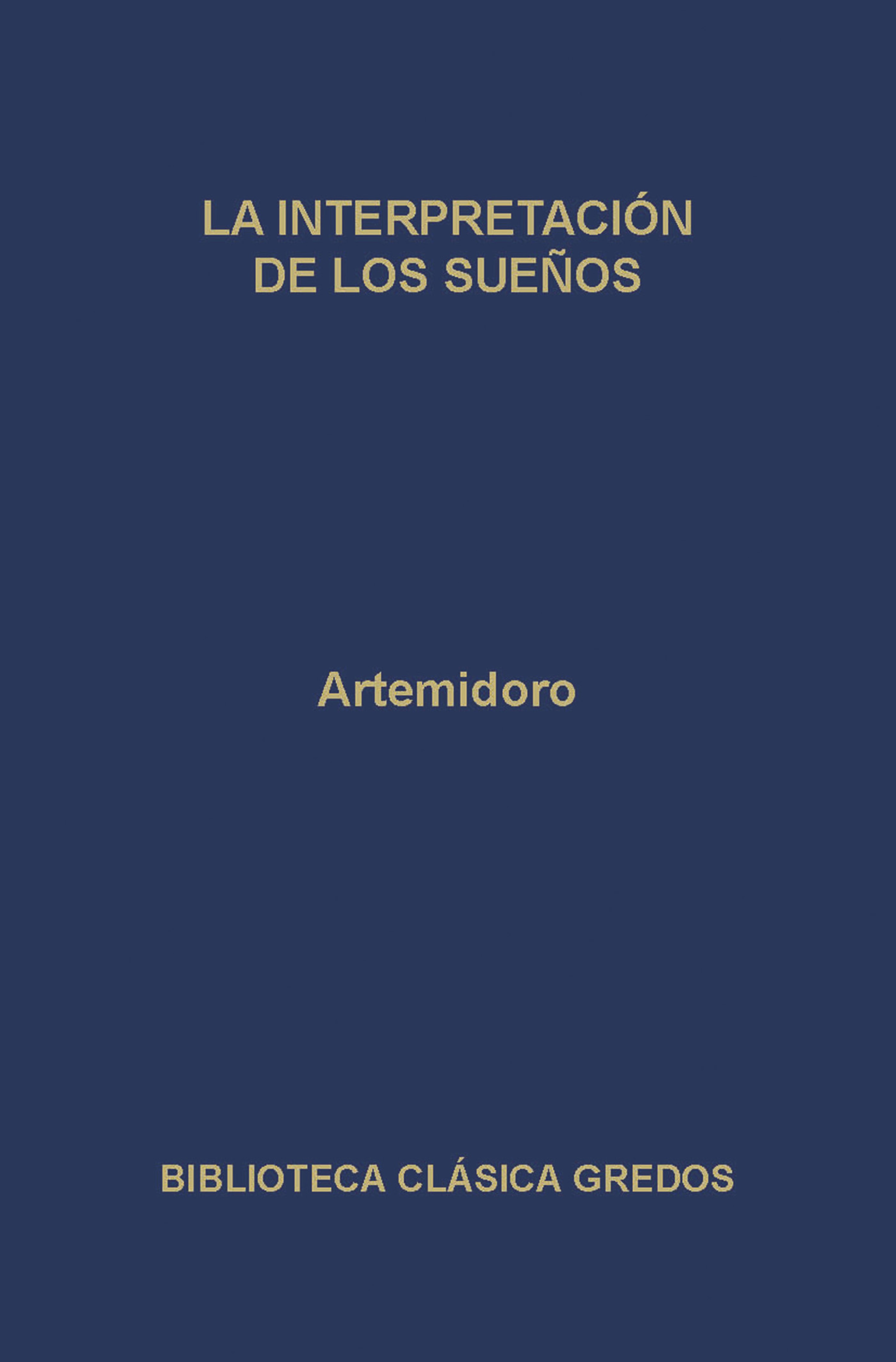 Обложка книги «La interpretación de los sueños»
