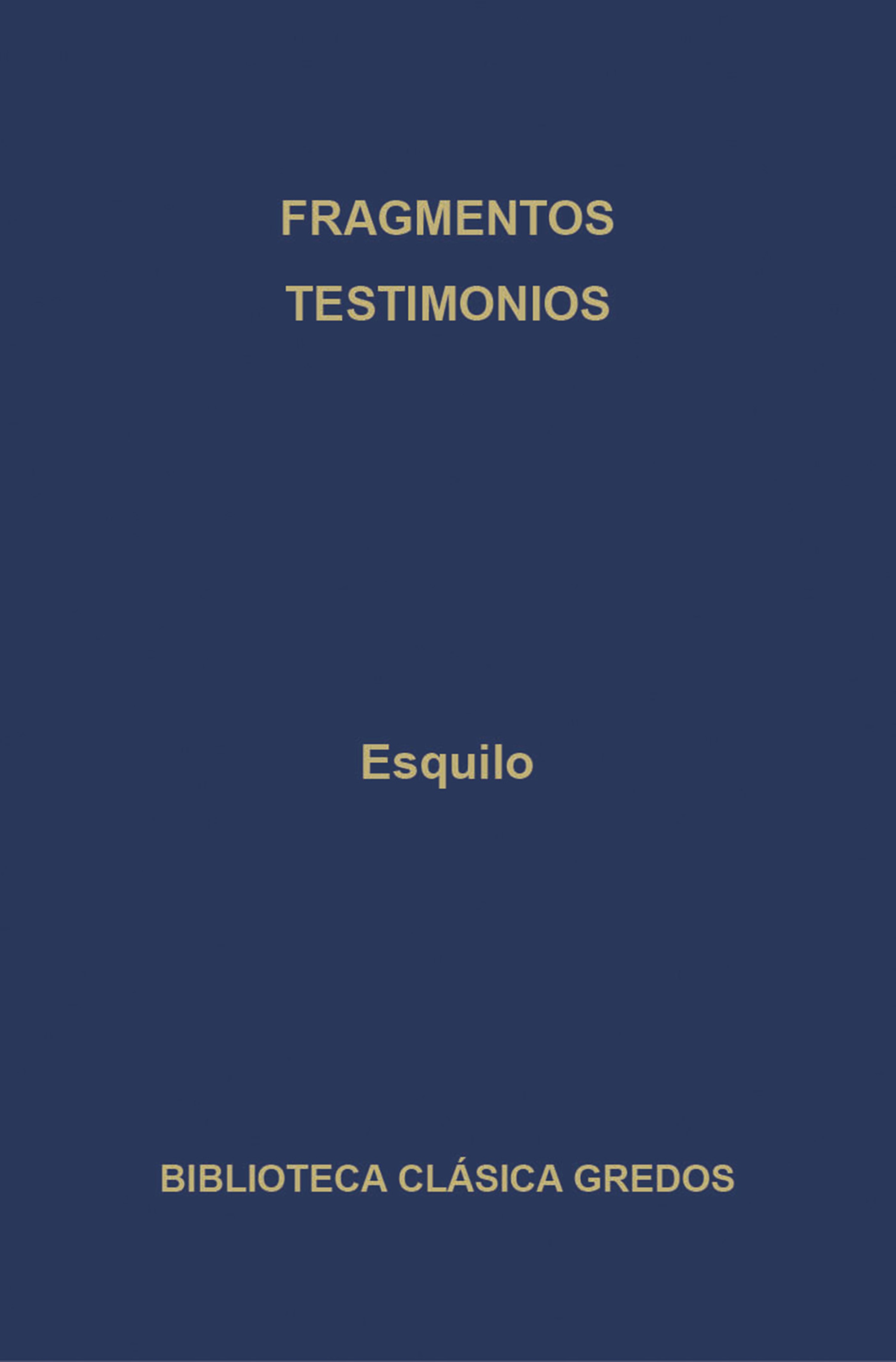 Обложка книги «Fragmentos. Testimonios.»