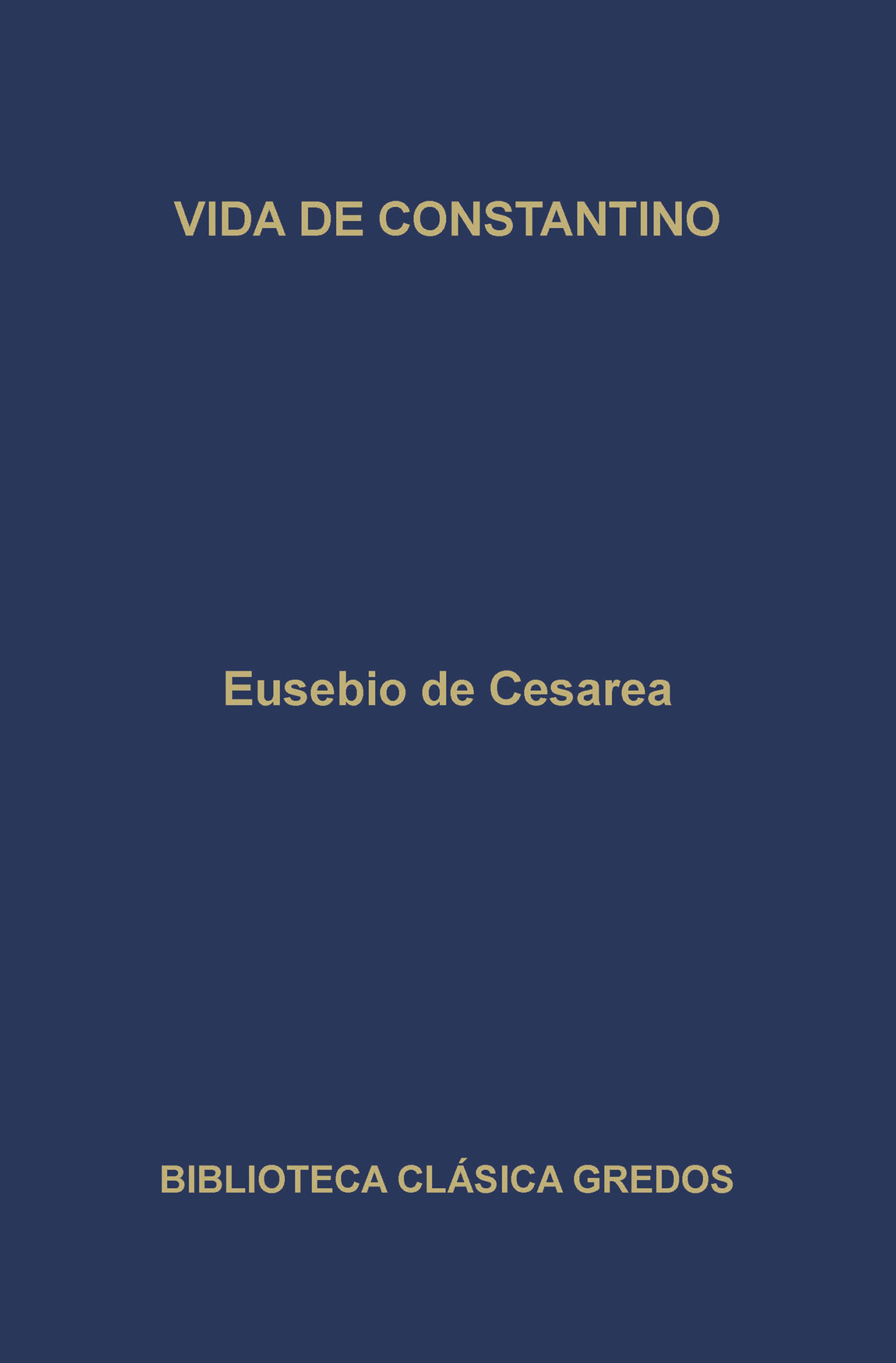 Обложка книги «Vida de Constantino»