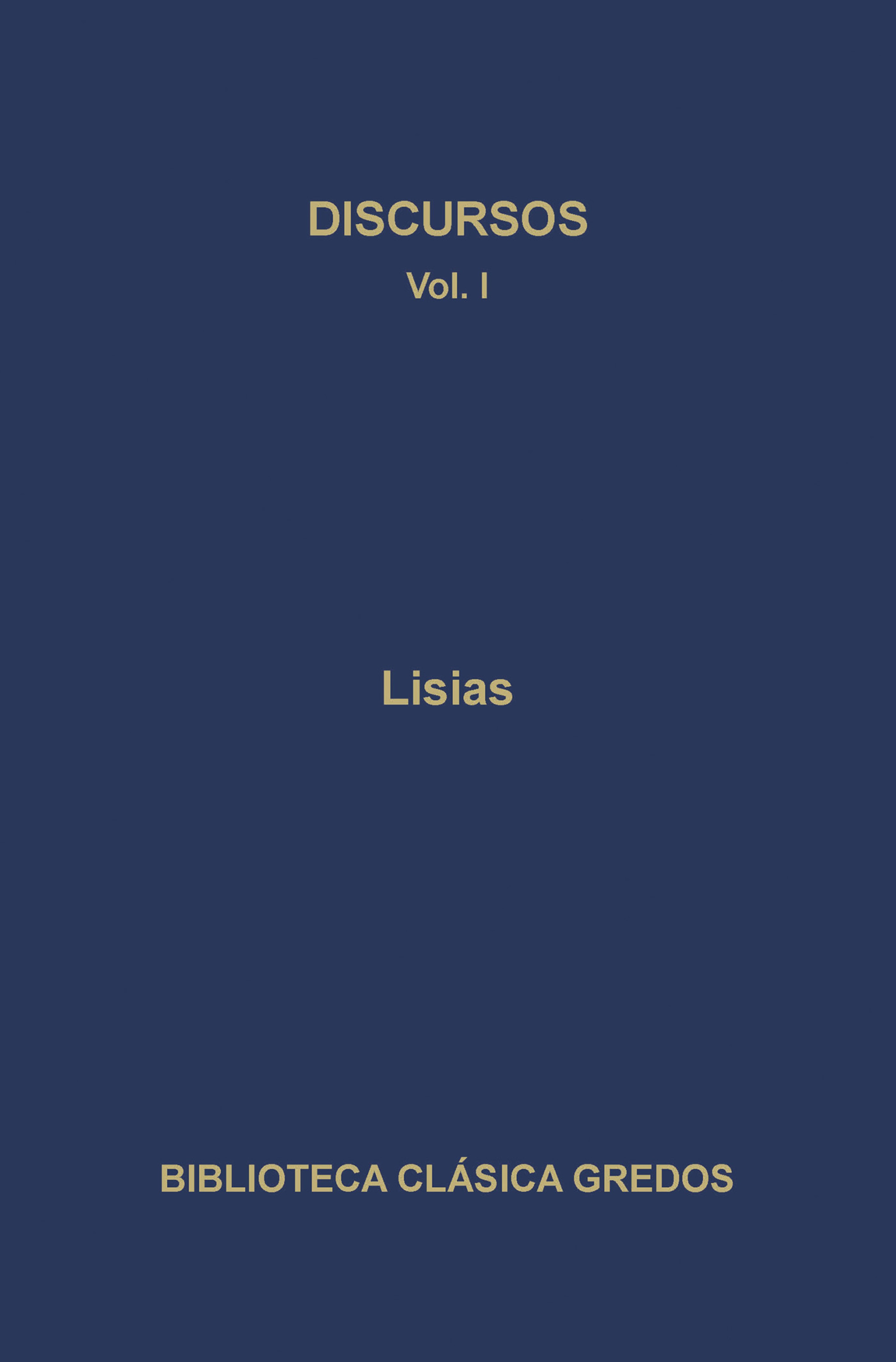Обложка книги «Discursos I»