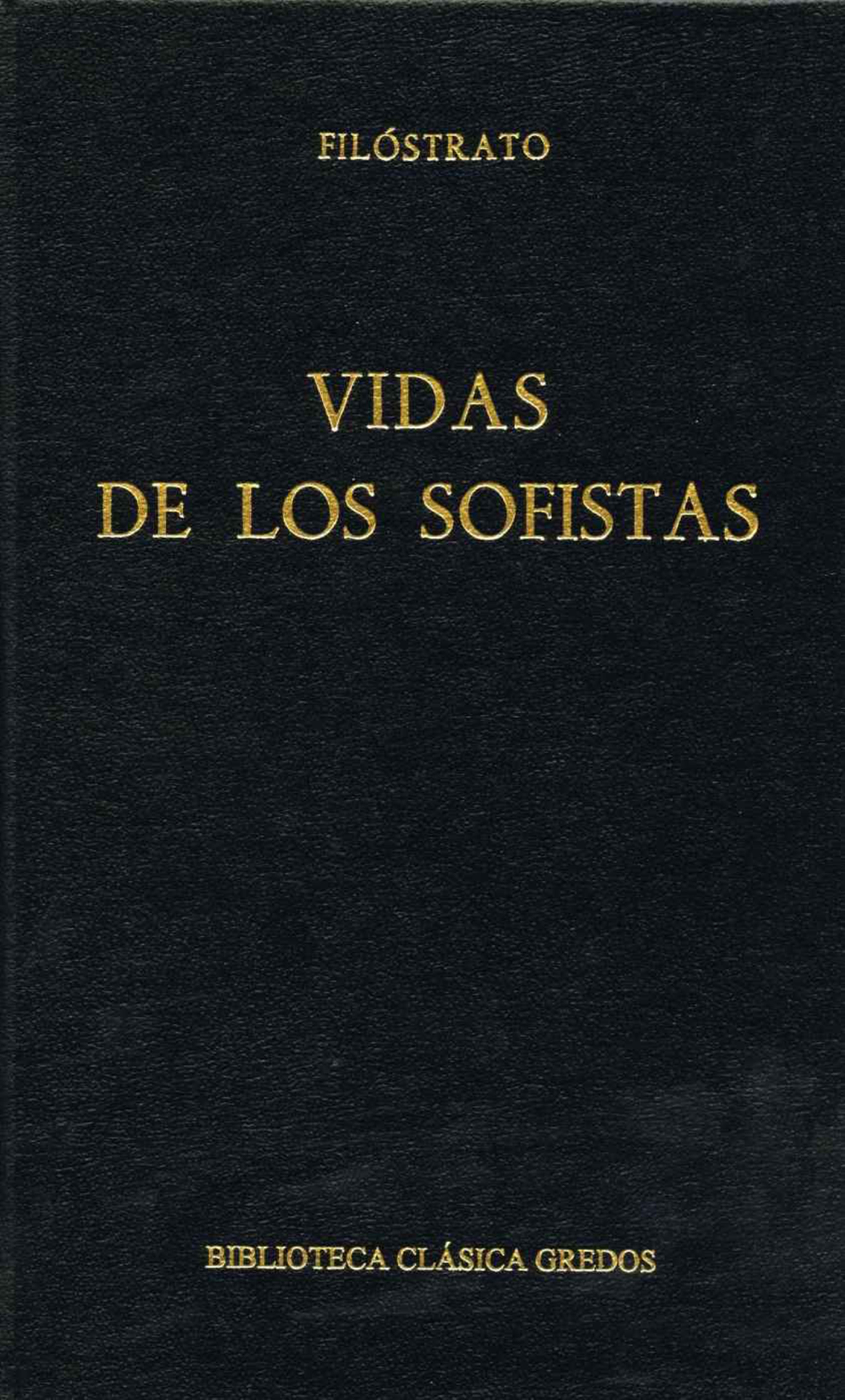Обложка книги «Vidas de los sofistas»