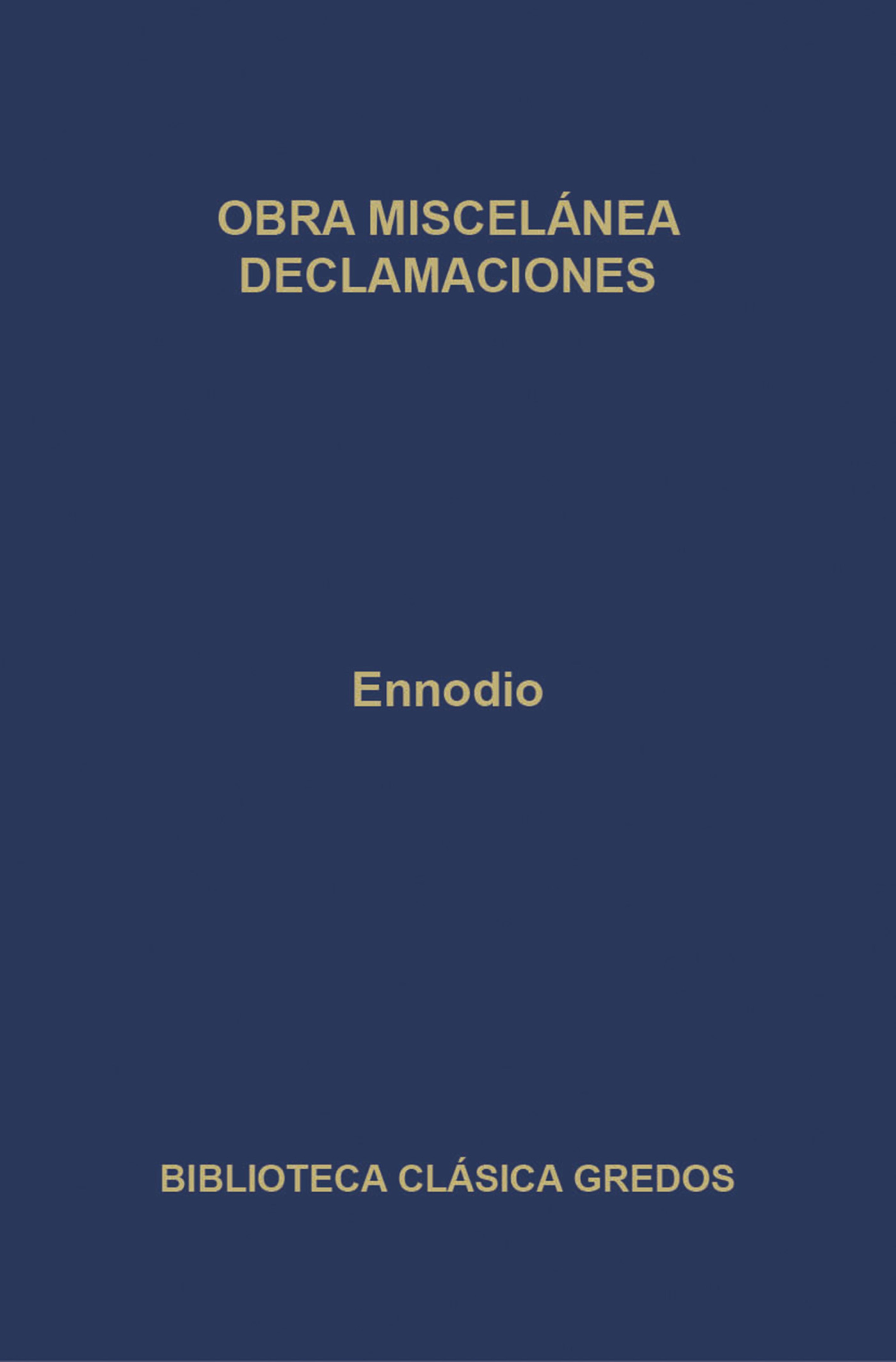 Обложка книги «Obra miscelánea declamaciones»