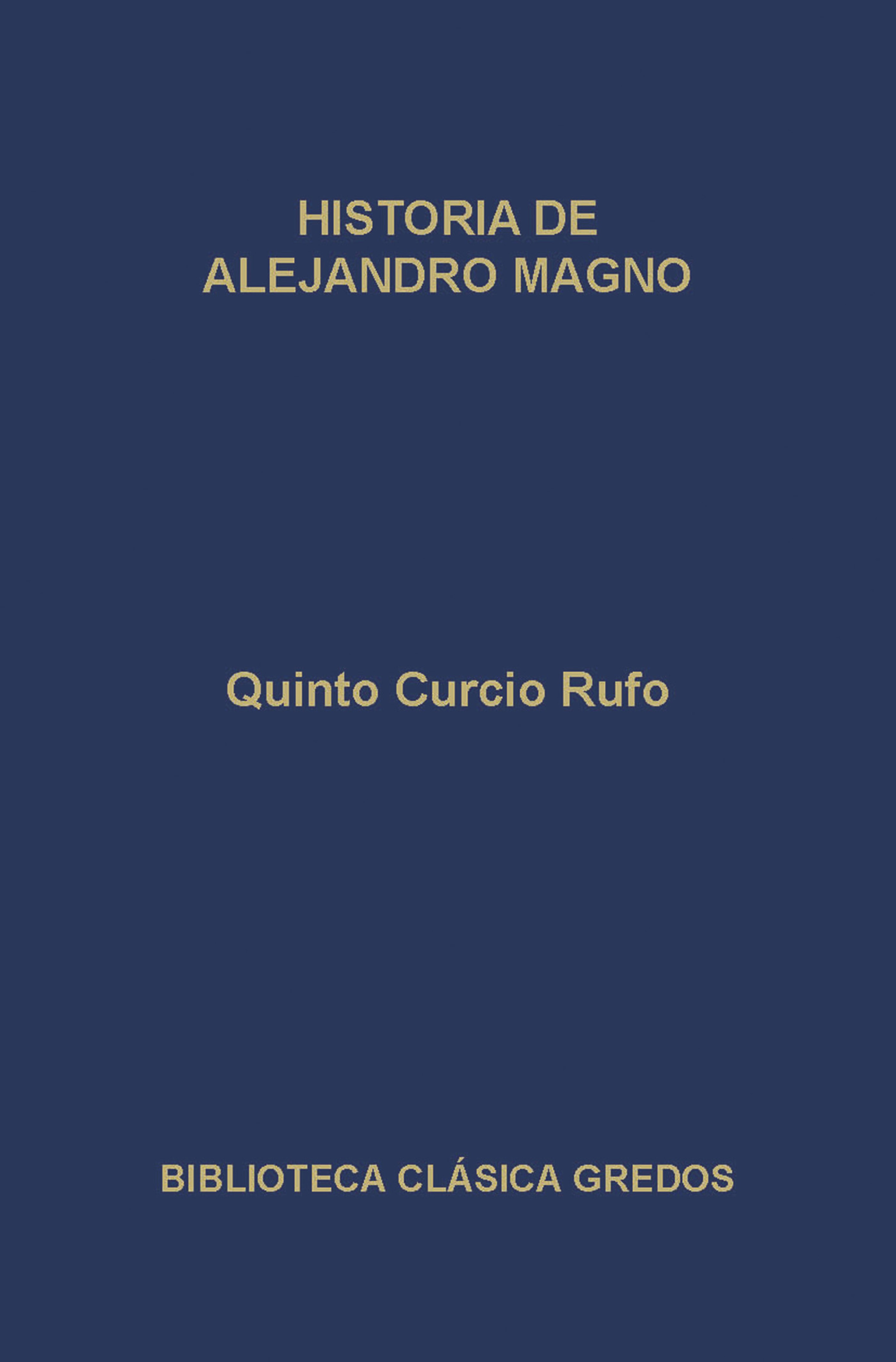 Обложка книги «Historia de Alejandro Magno»