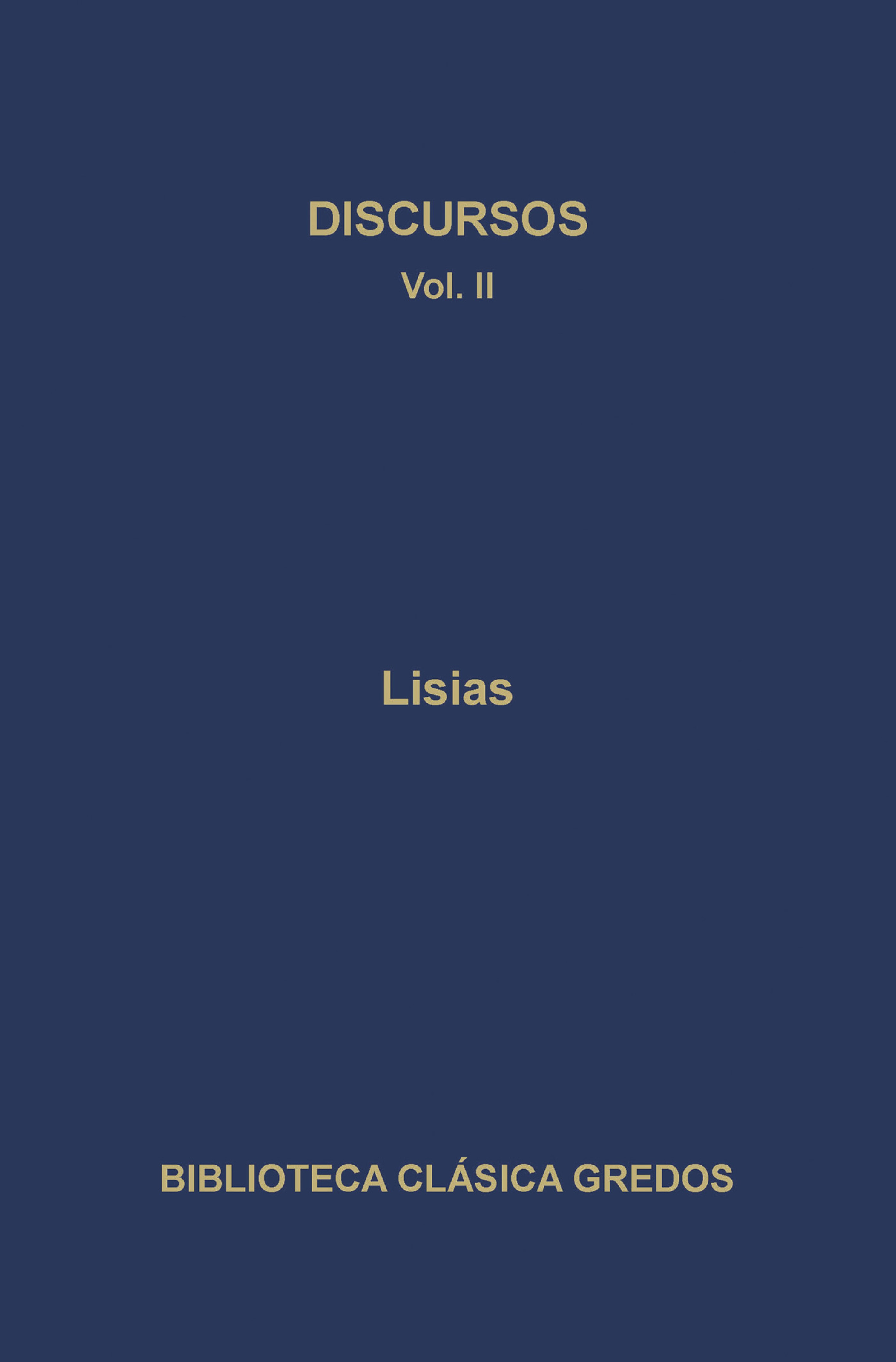 Обложка книги «Discursos II»
