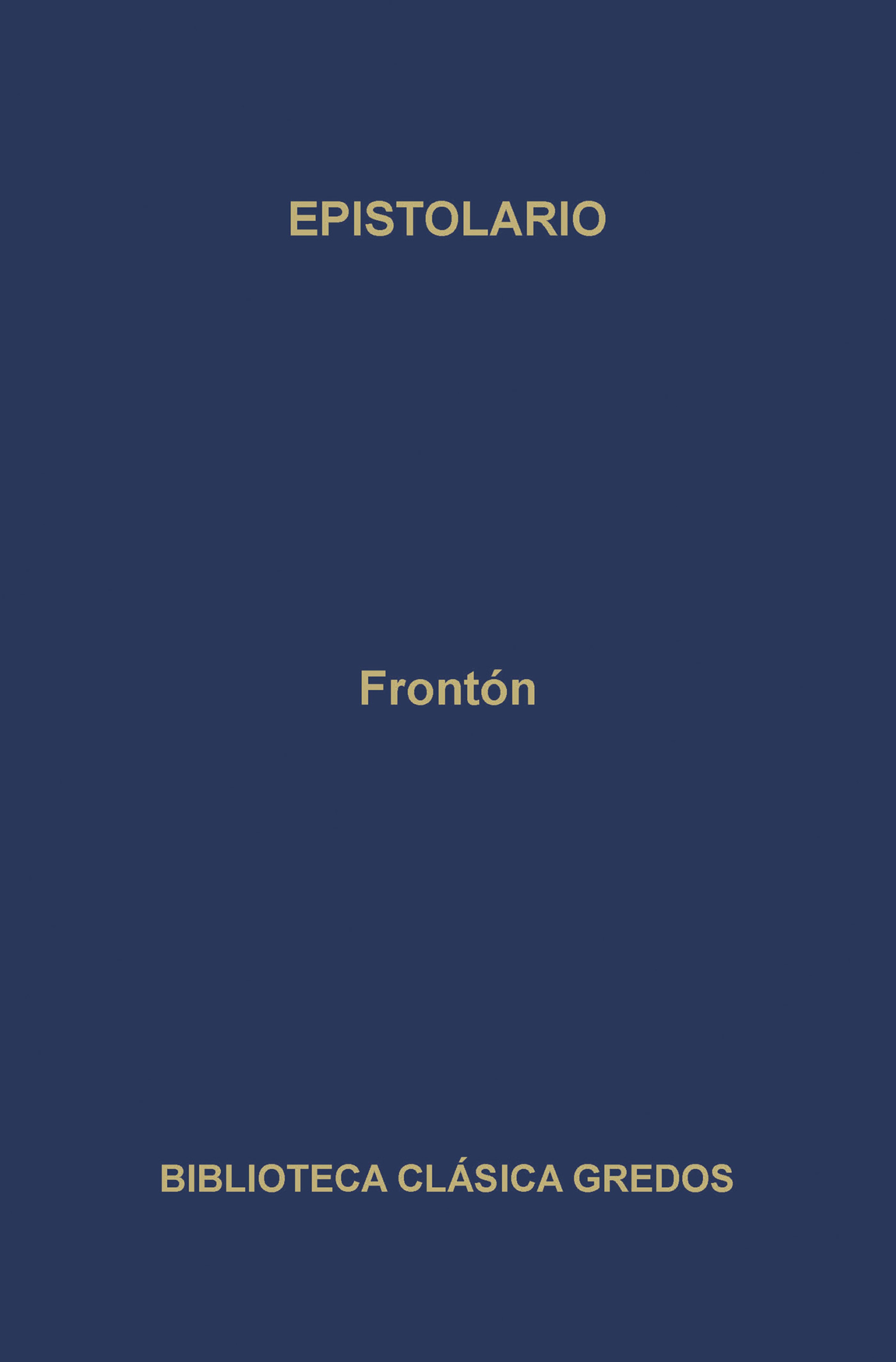 Обложка книги «Epistolario»