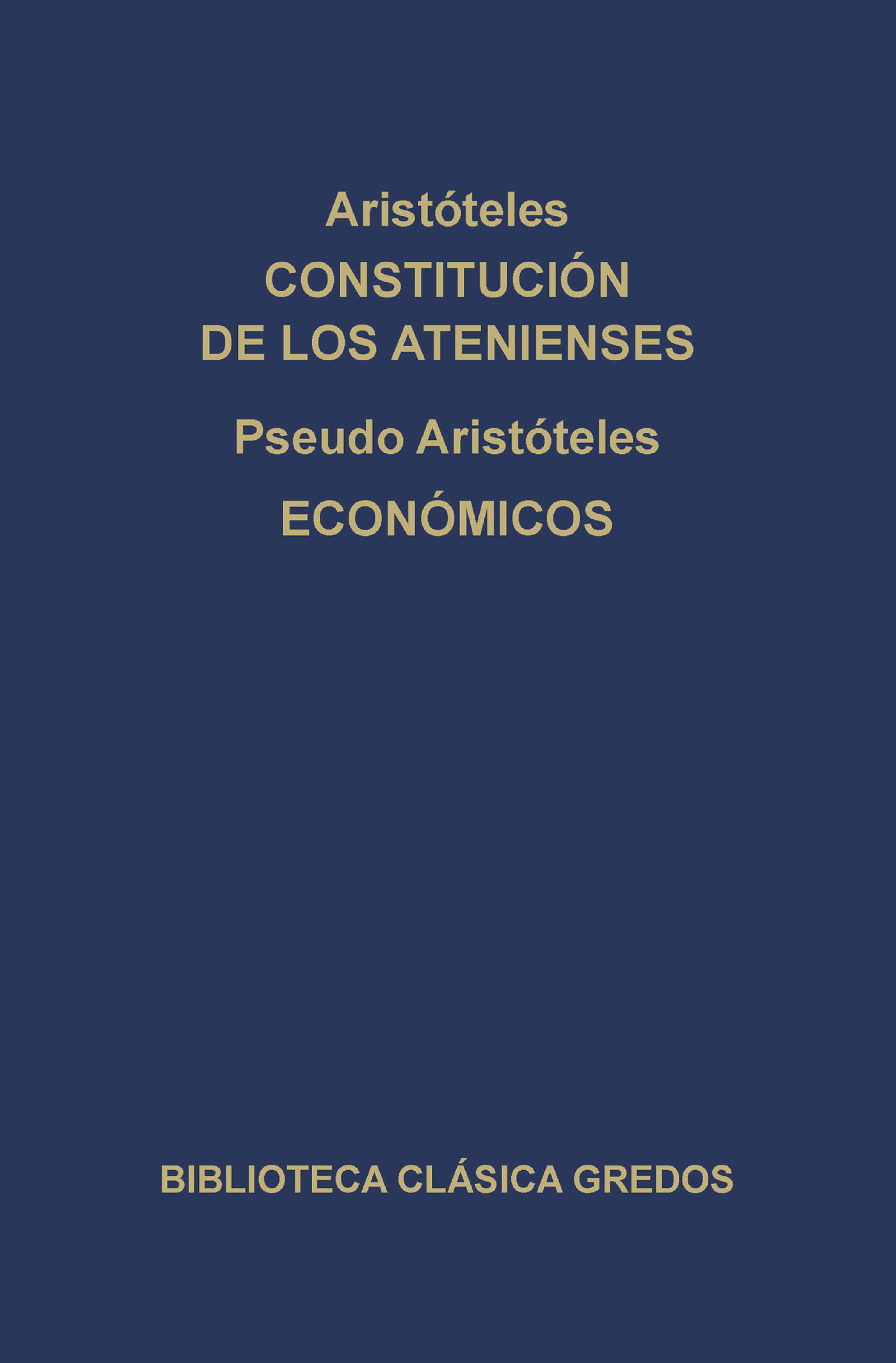 Обложка книги «Constitución de los Atenienses. Económicos.»