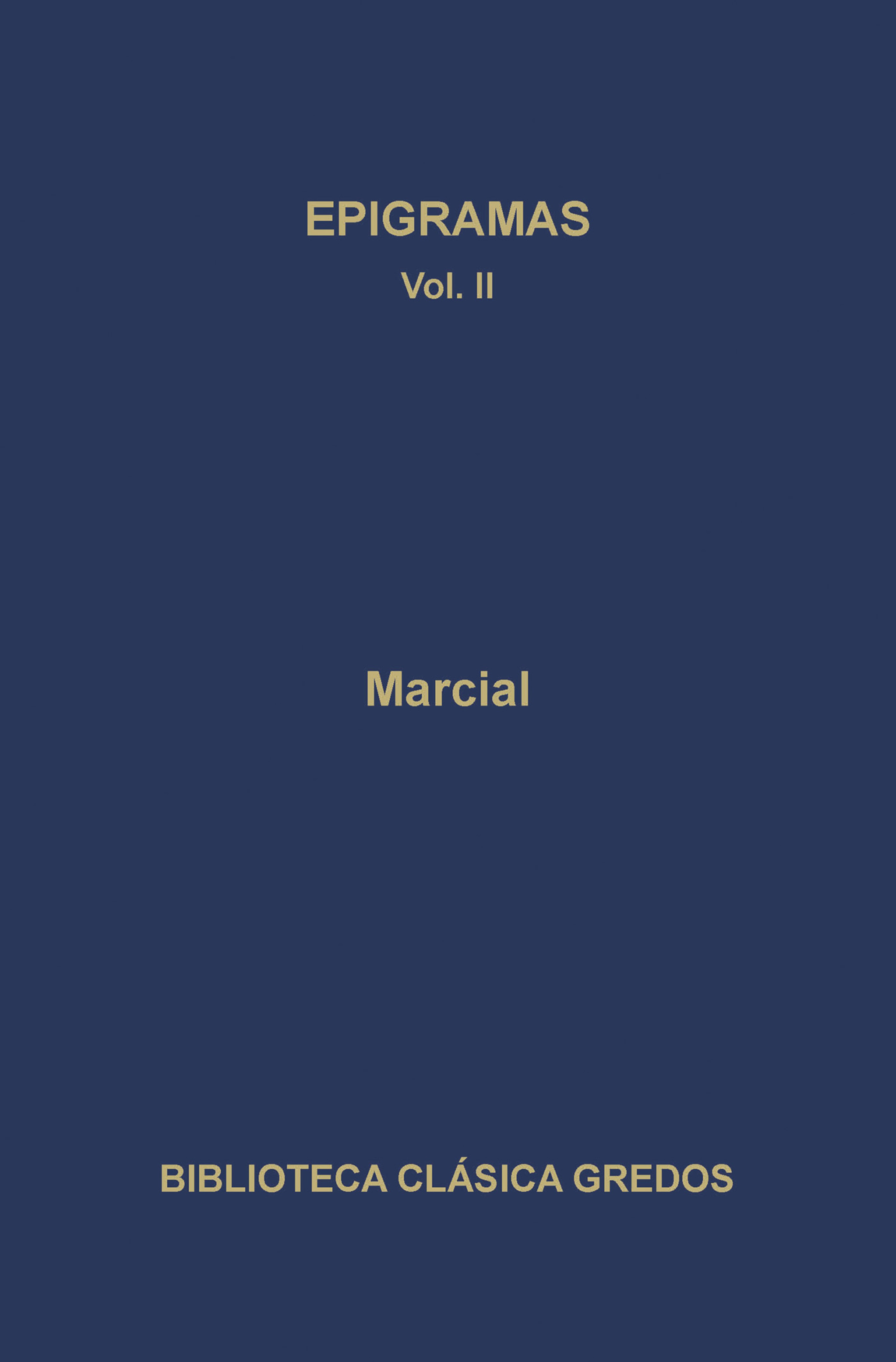 Обложка книги «Epigramas II»