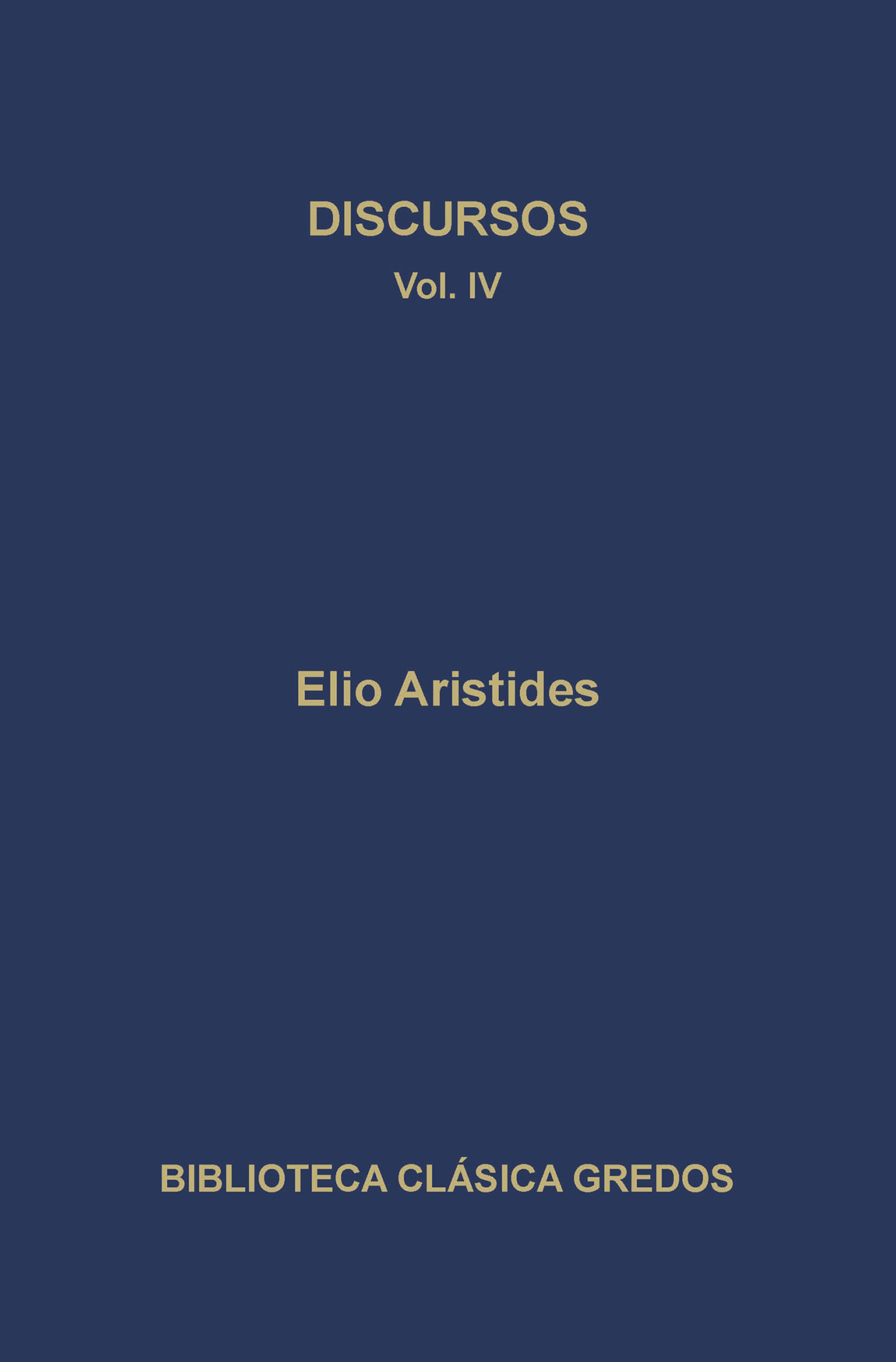 Обложка книги «Discursos IV»