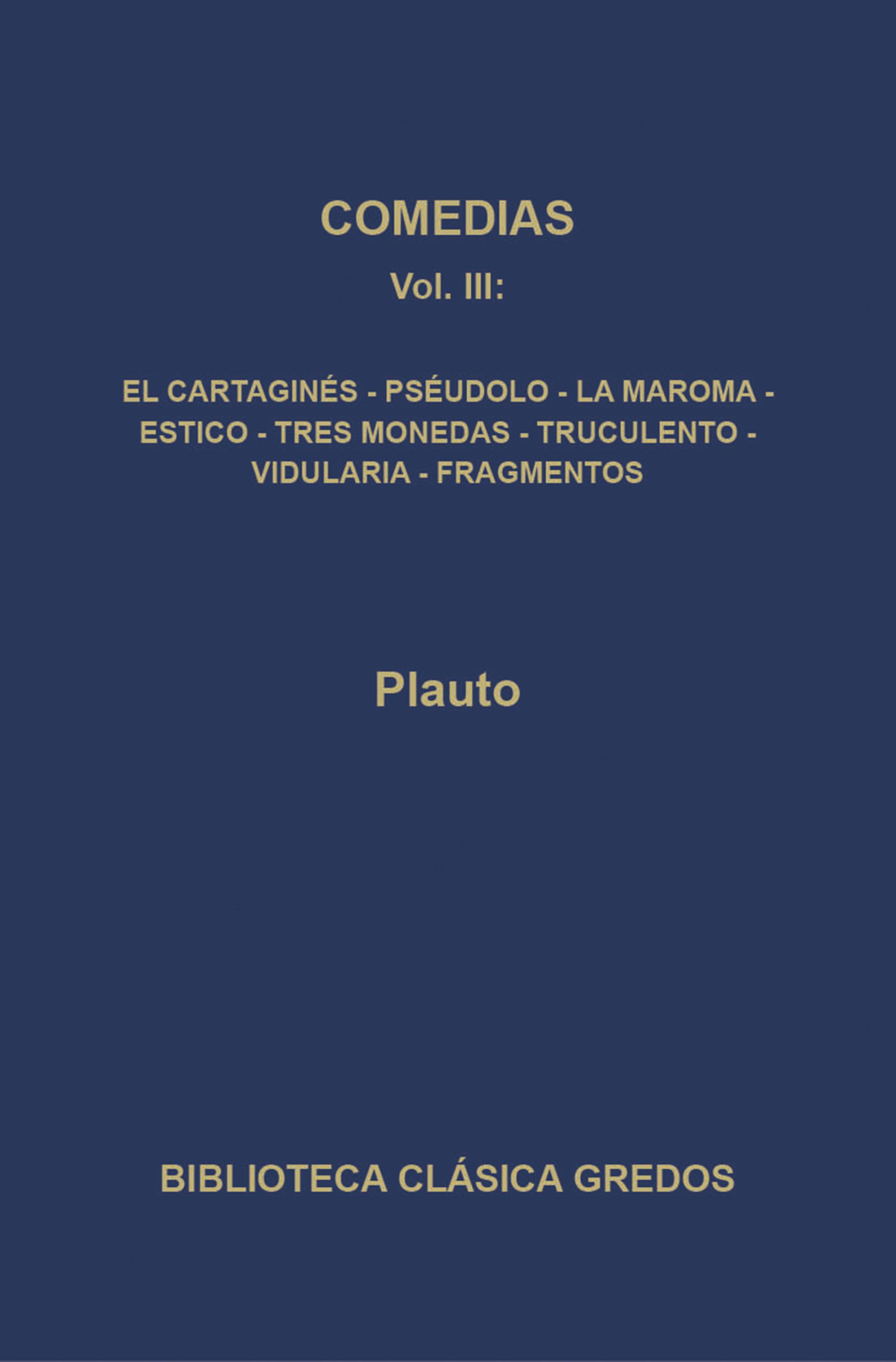 Обложка книги «Comedias III»
