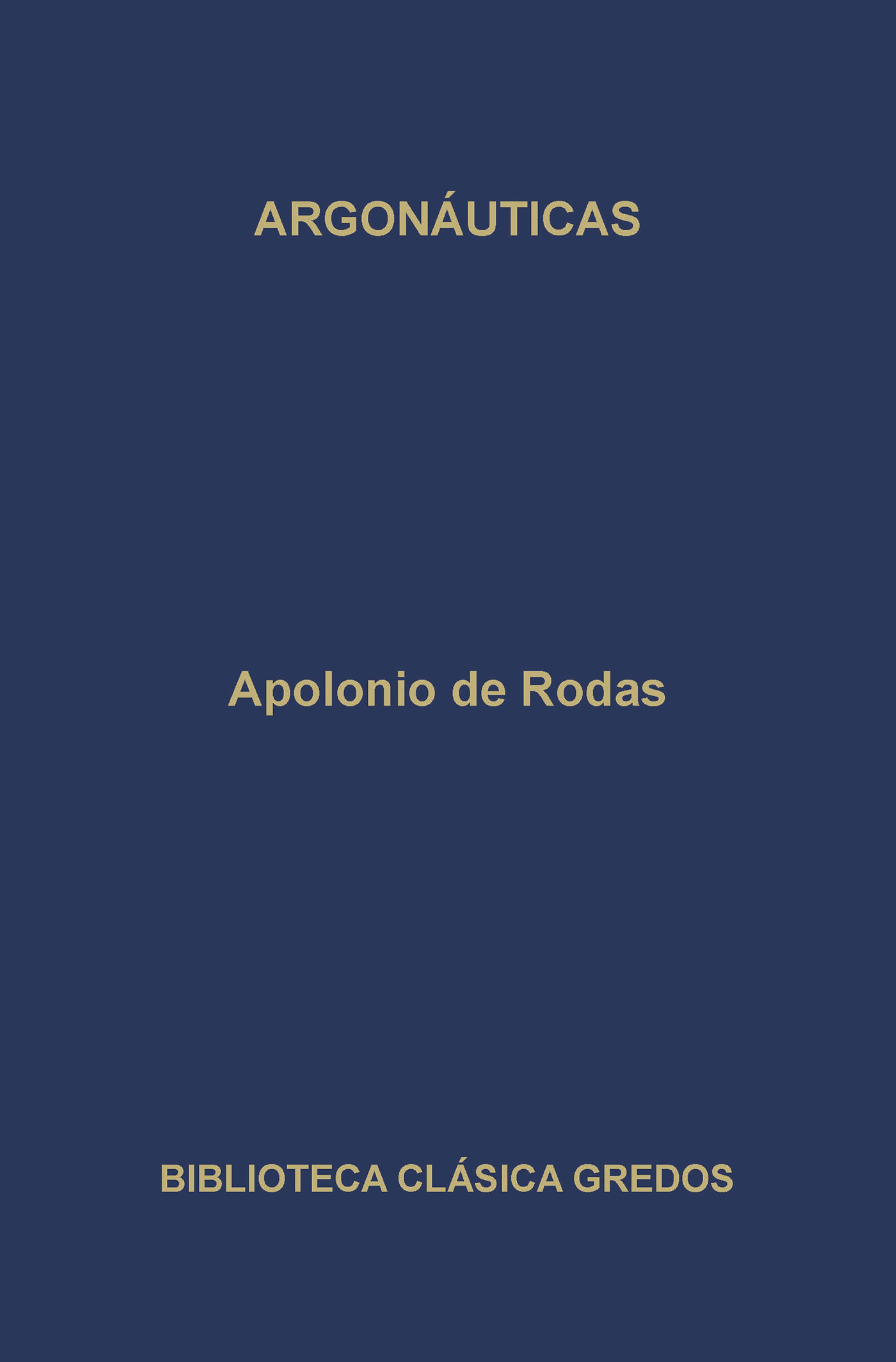 Обложка книги «Argonáuticas»