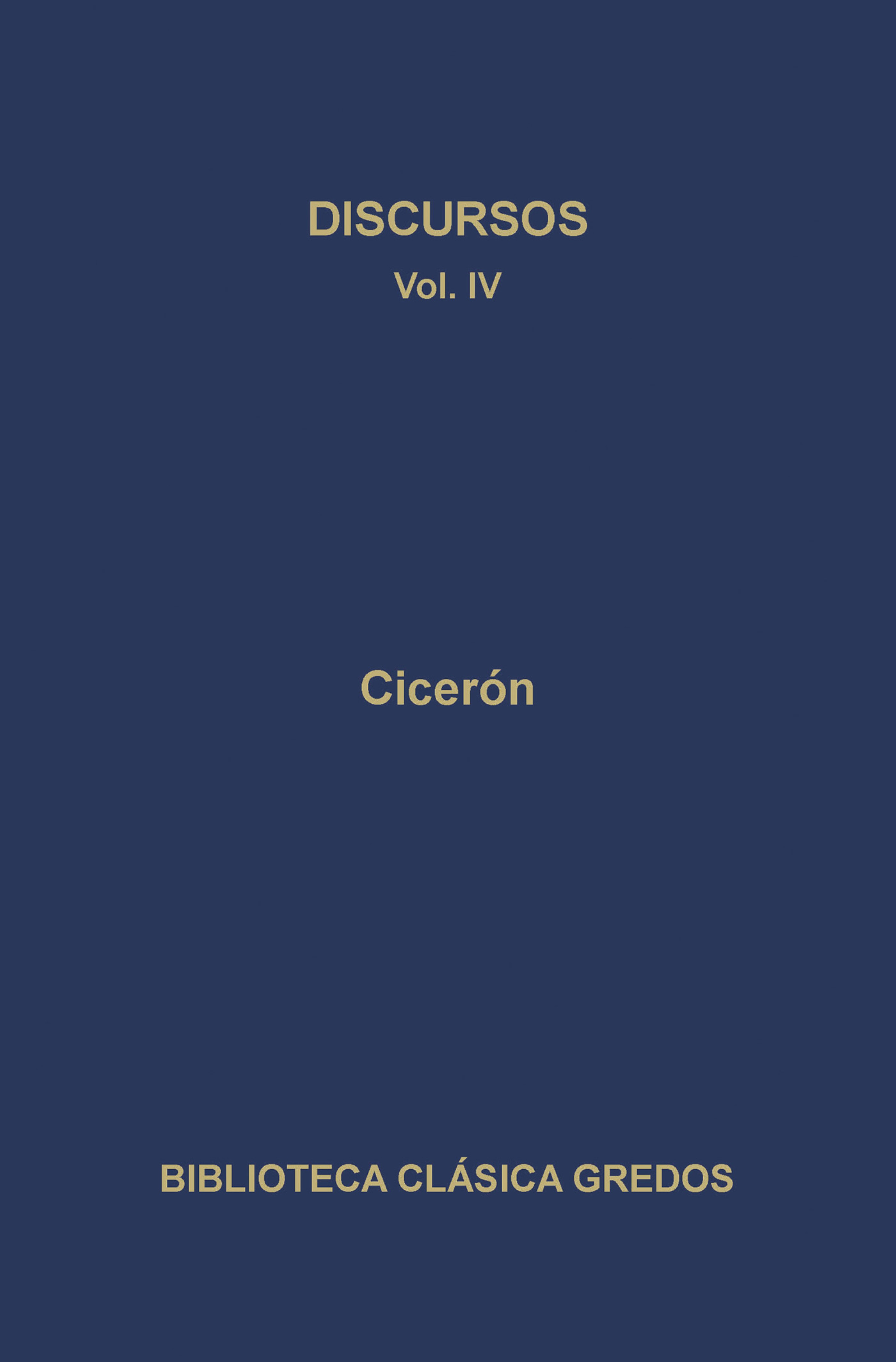 Обложка книги «Discursos IV»