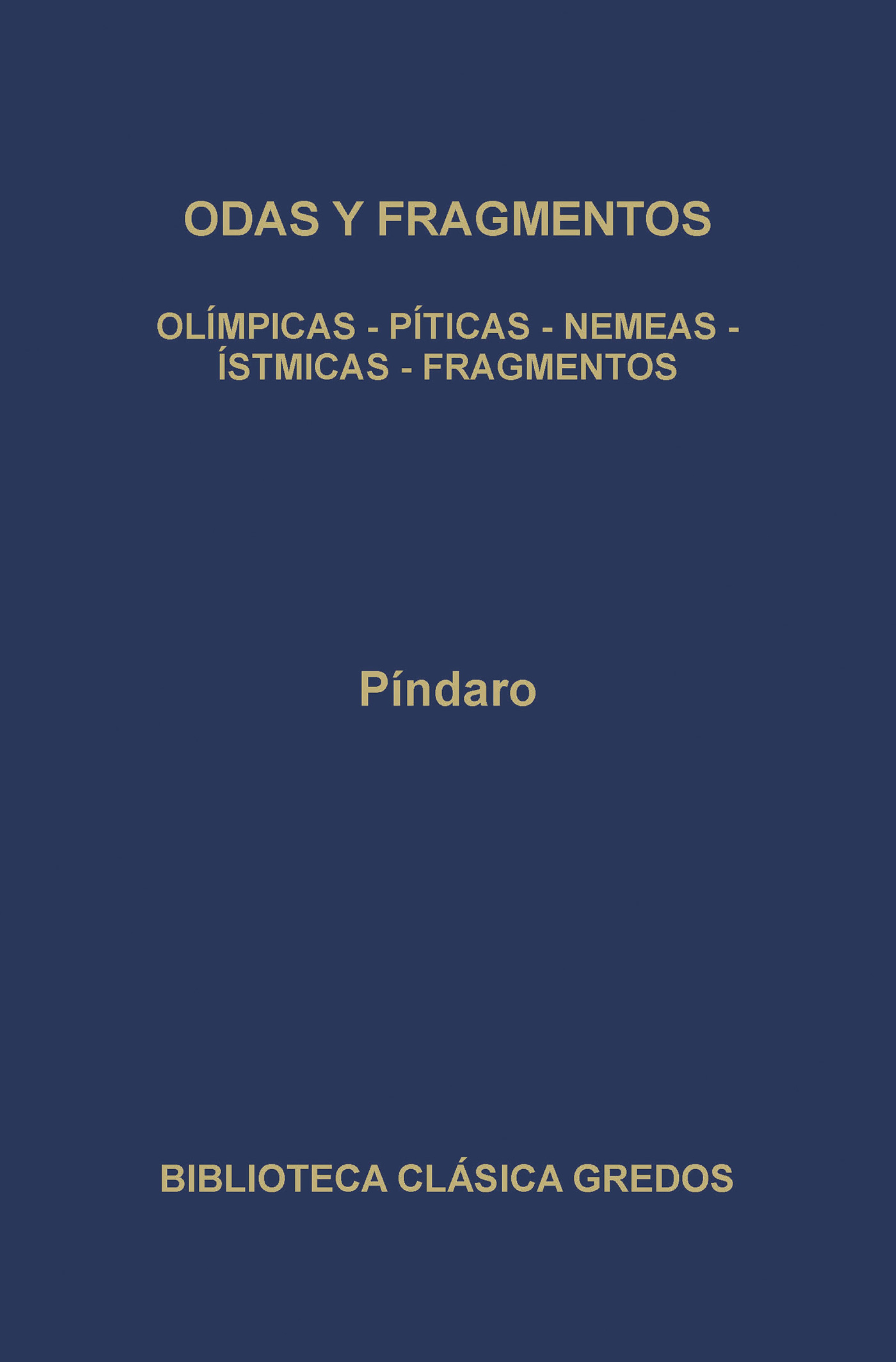 Обложка книги «Odas y fragmentos»