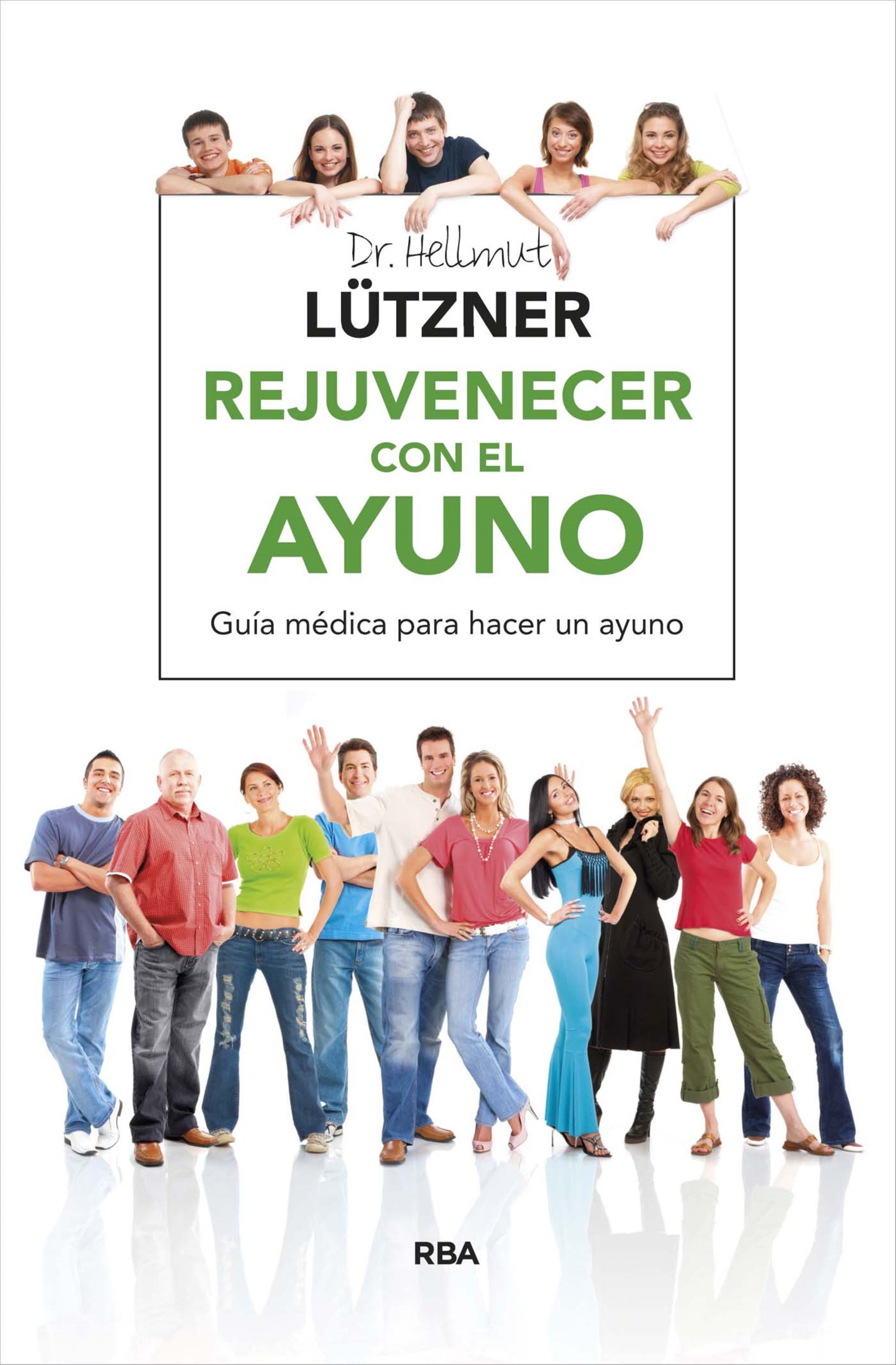 Обложка книги «Rejuvenecer con el ayuno»