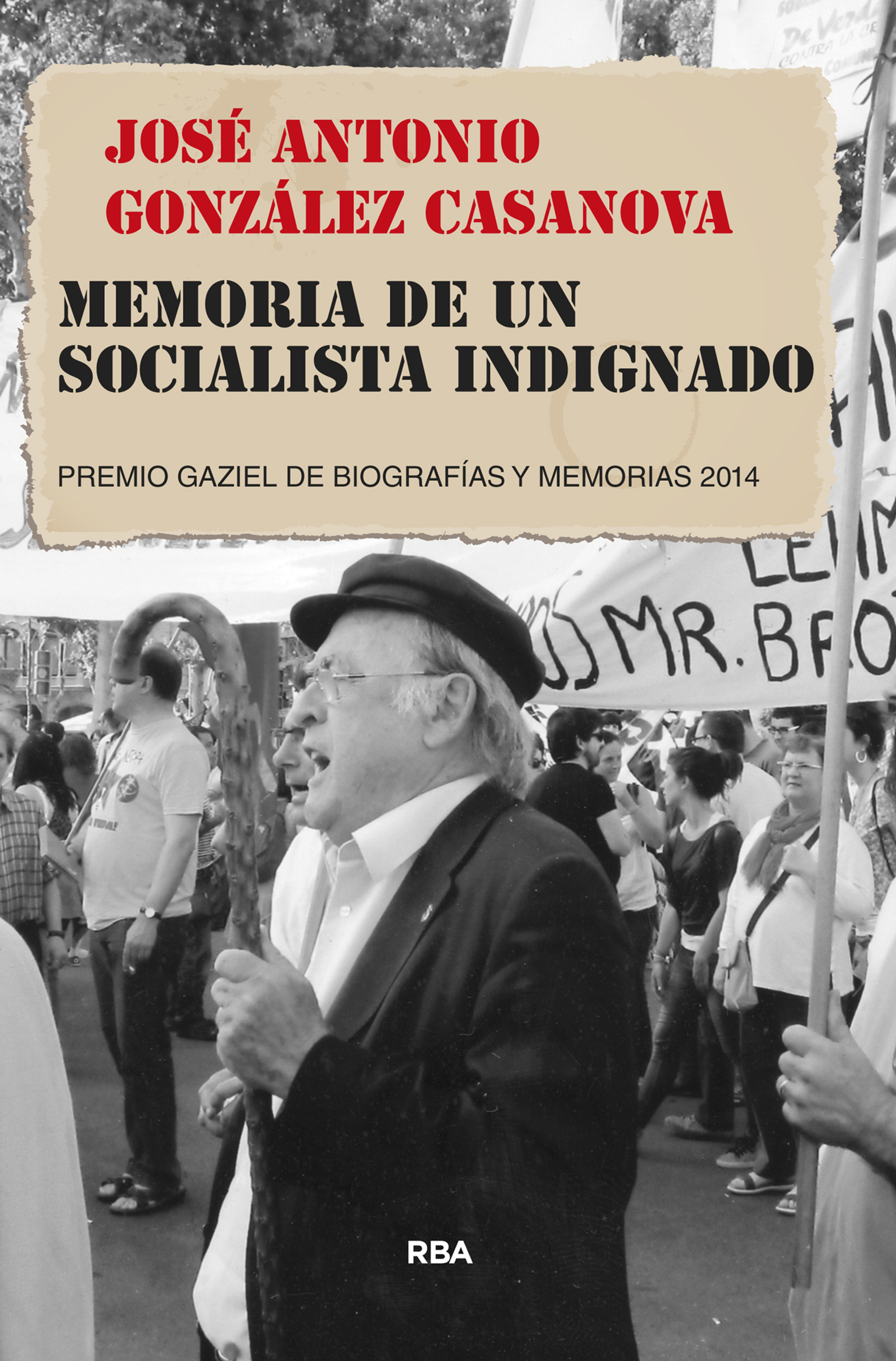 Обложка книги «Memoria de un socialista indignado»