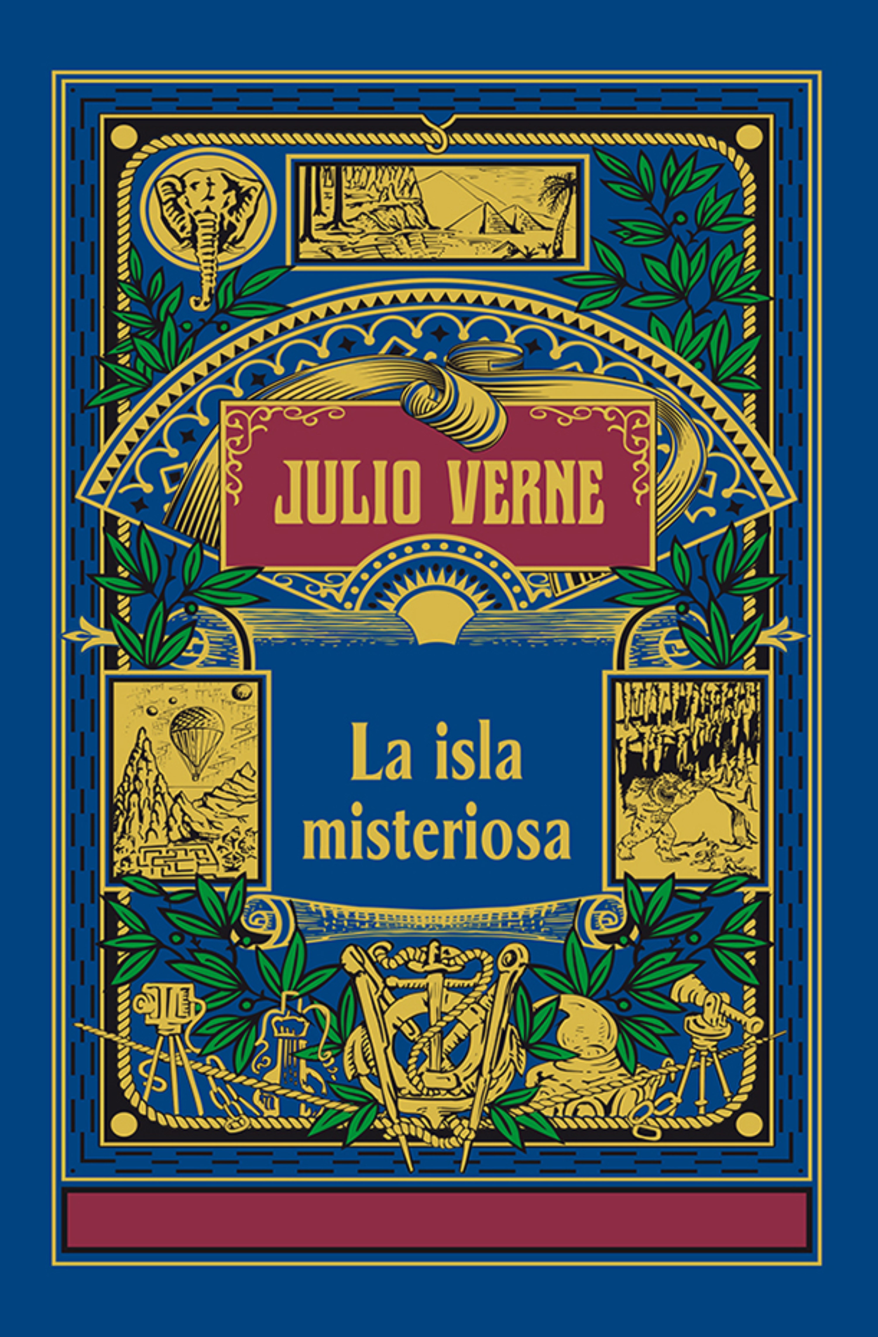 Обложка книги «La isla misteriosa»