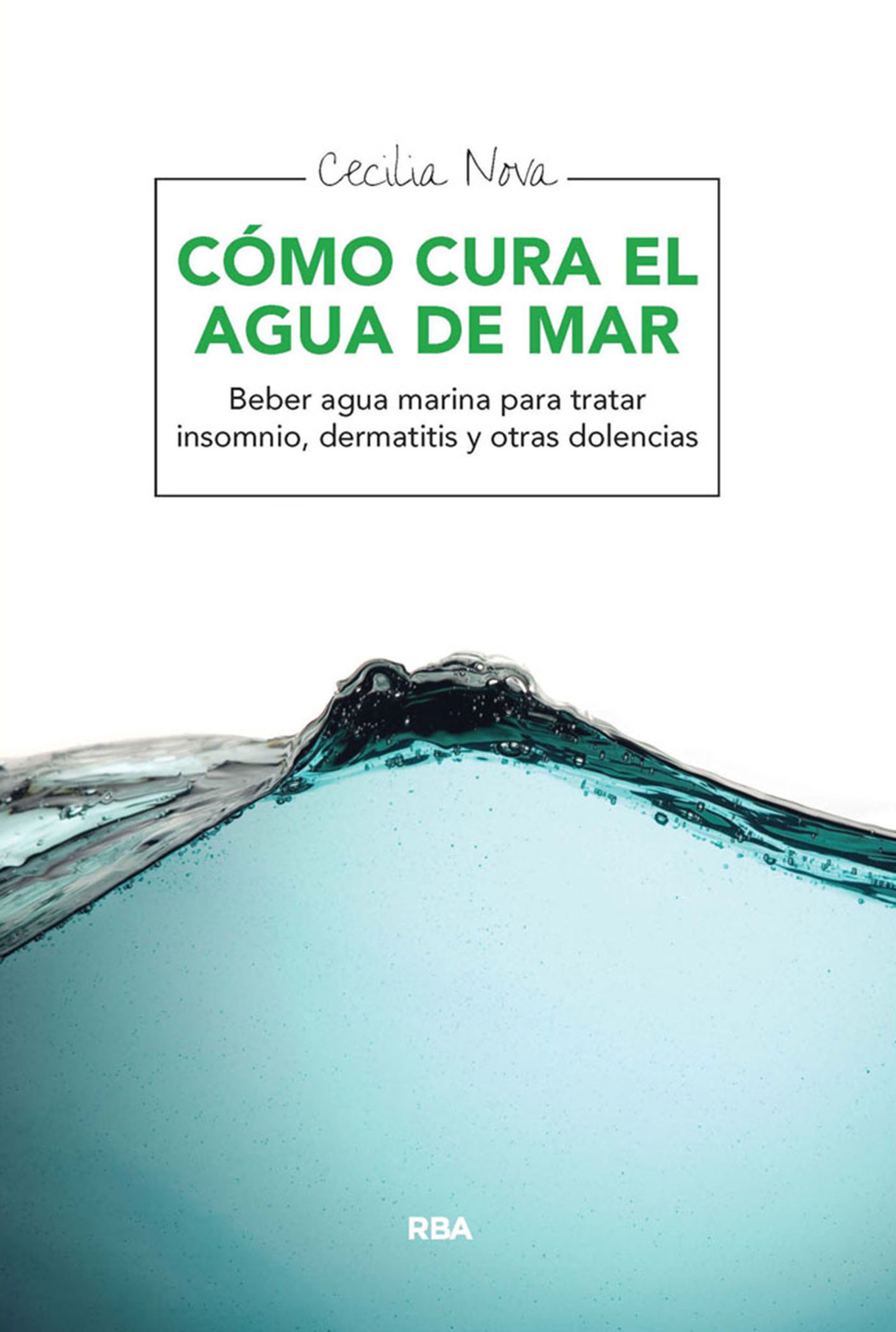 Обложка книги «Cómo cura el agua de mar»
