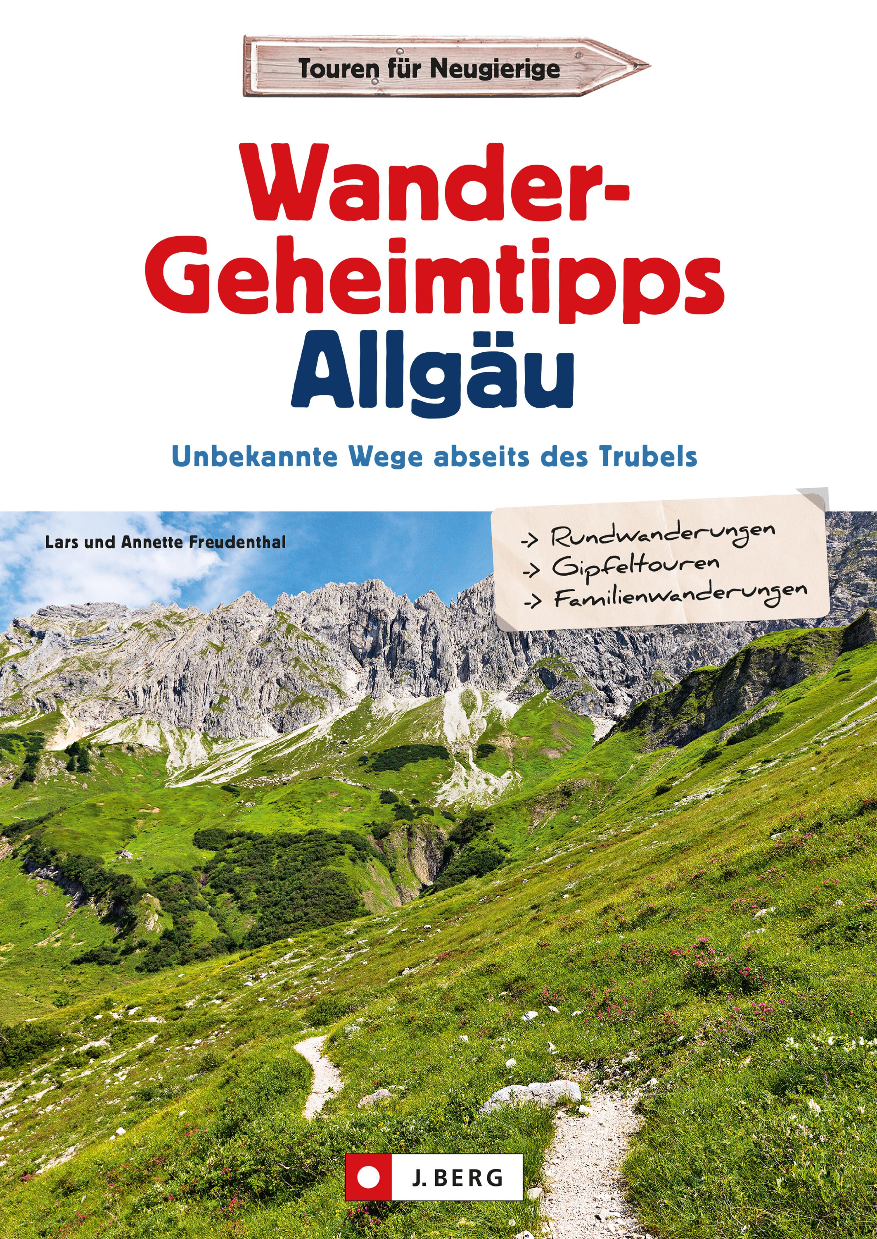 Обложка книги «Wander-Geheimtipps Allgäu»
