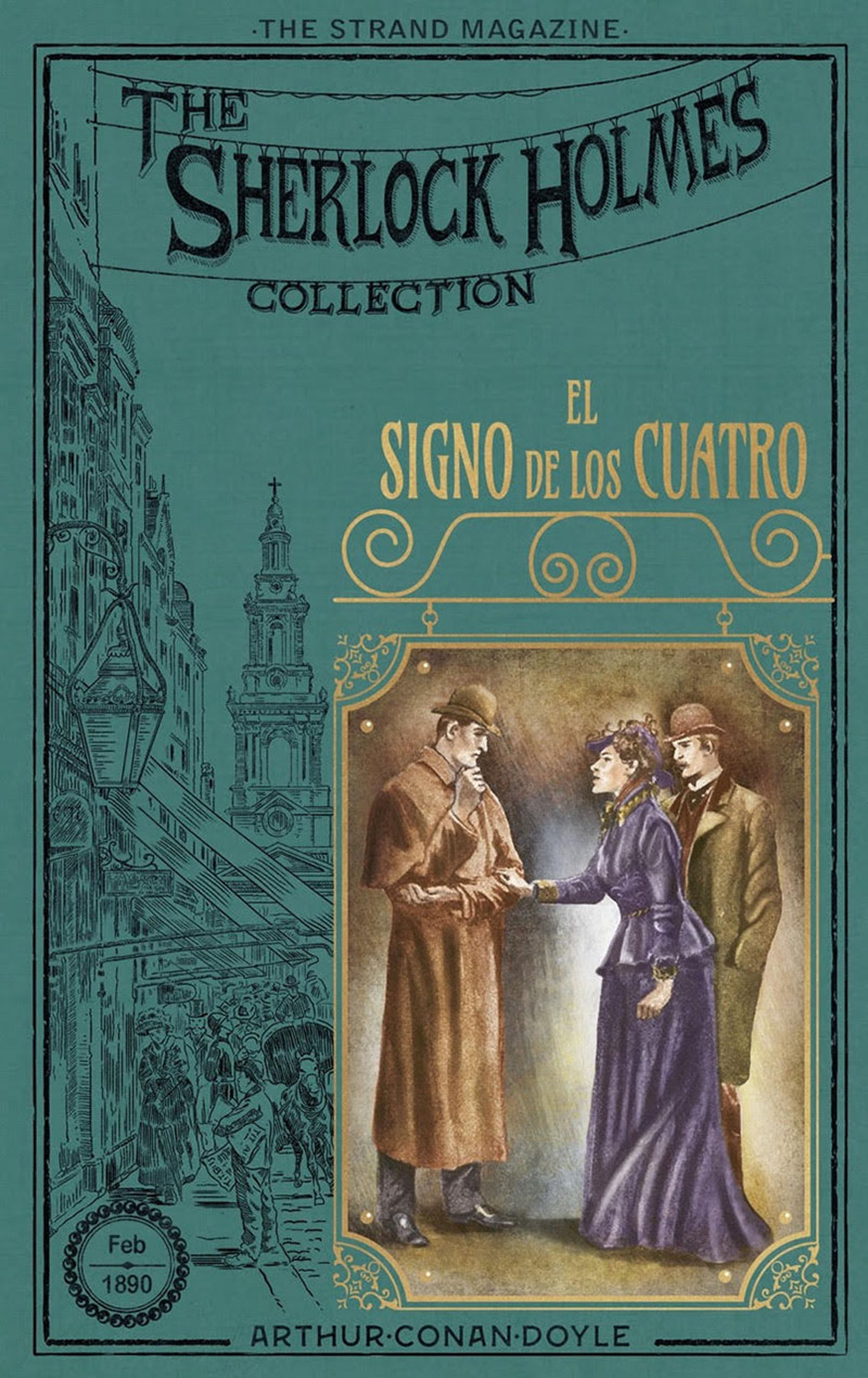 Обложка книги «El signo de los cuatro»