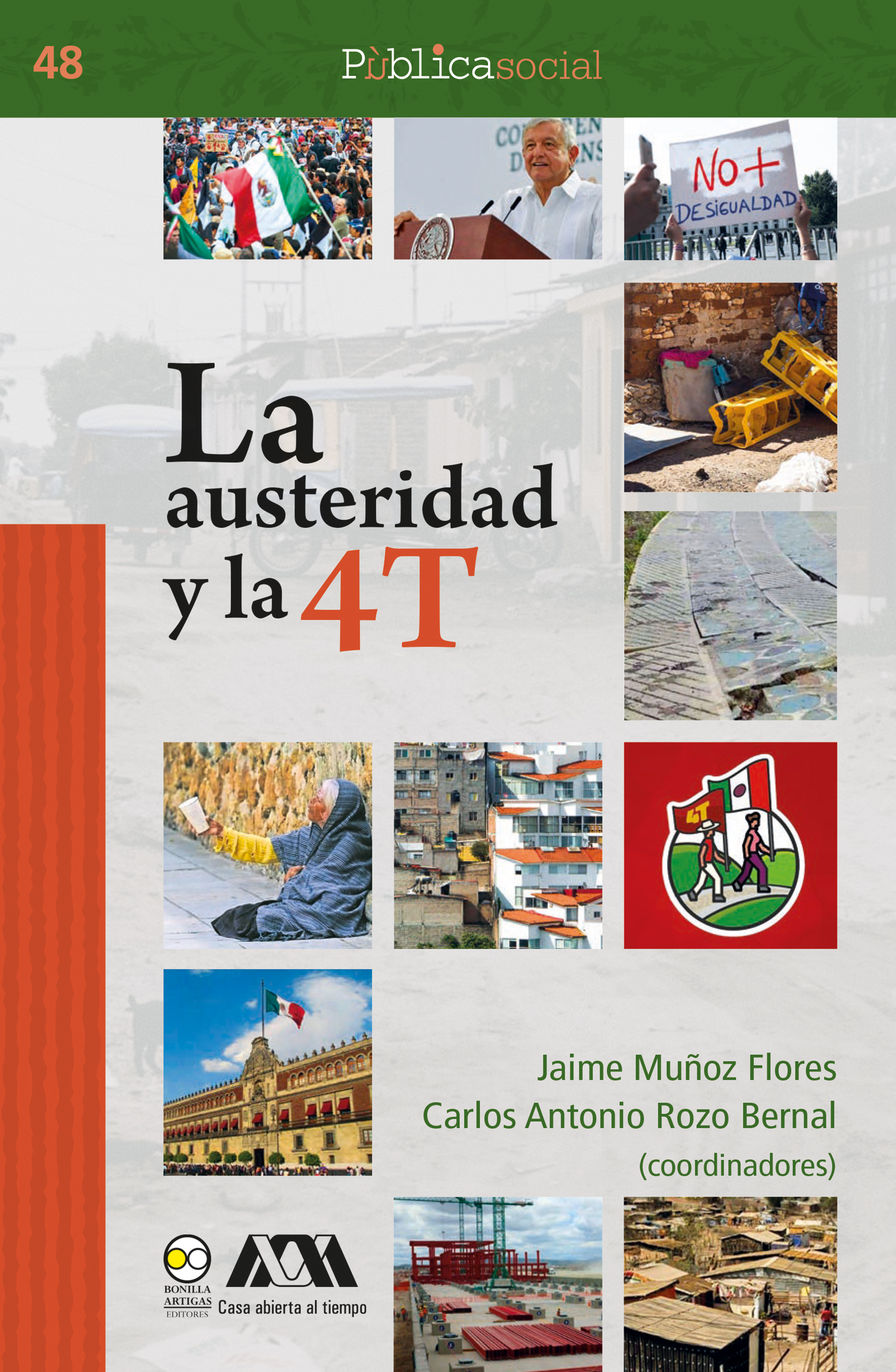 Обложка книги «La austeridad y la 4T»