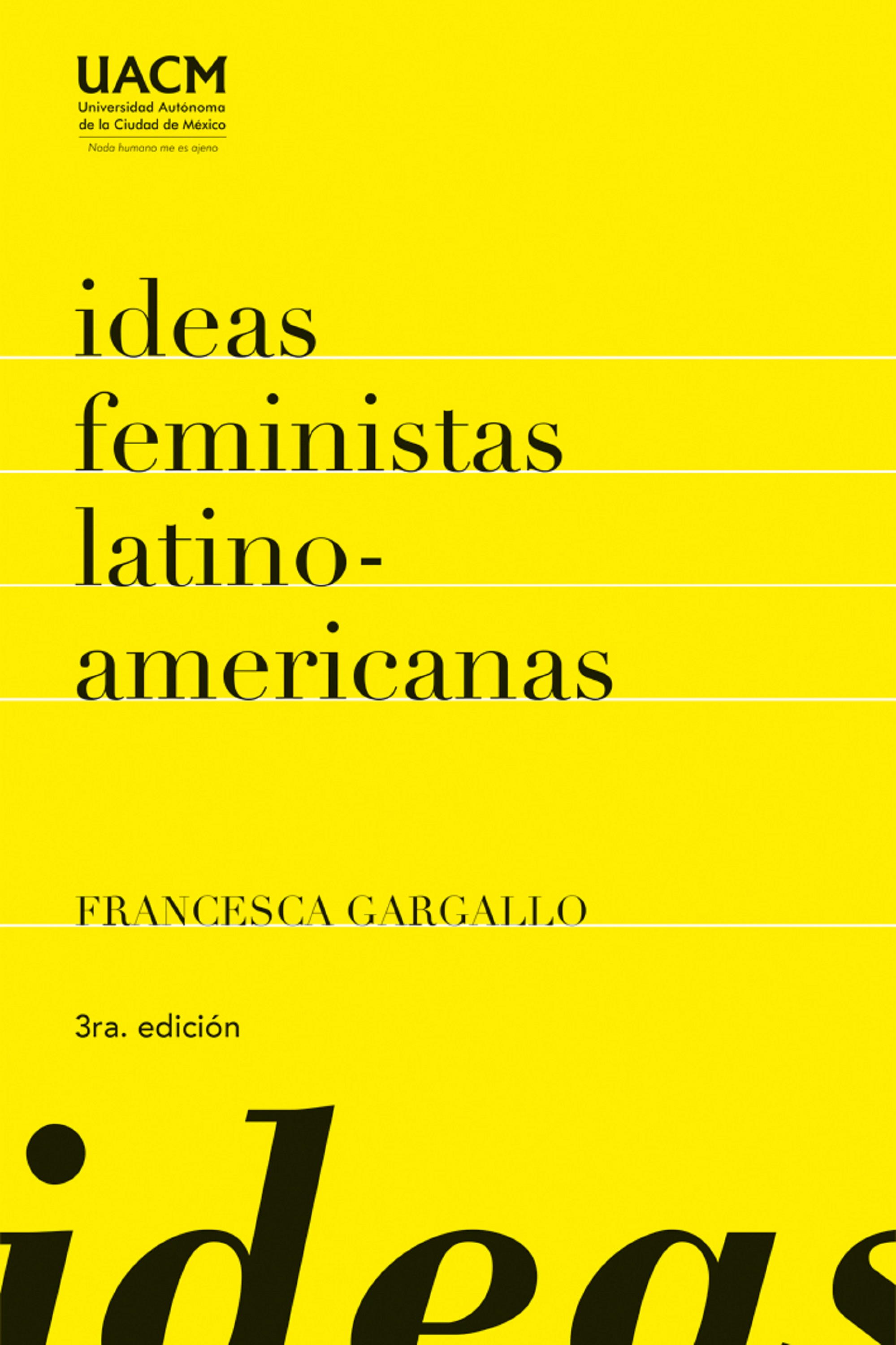 Обложка книги «Ideas feministas latinoamericanas»