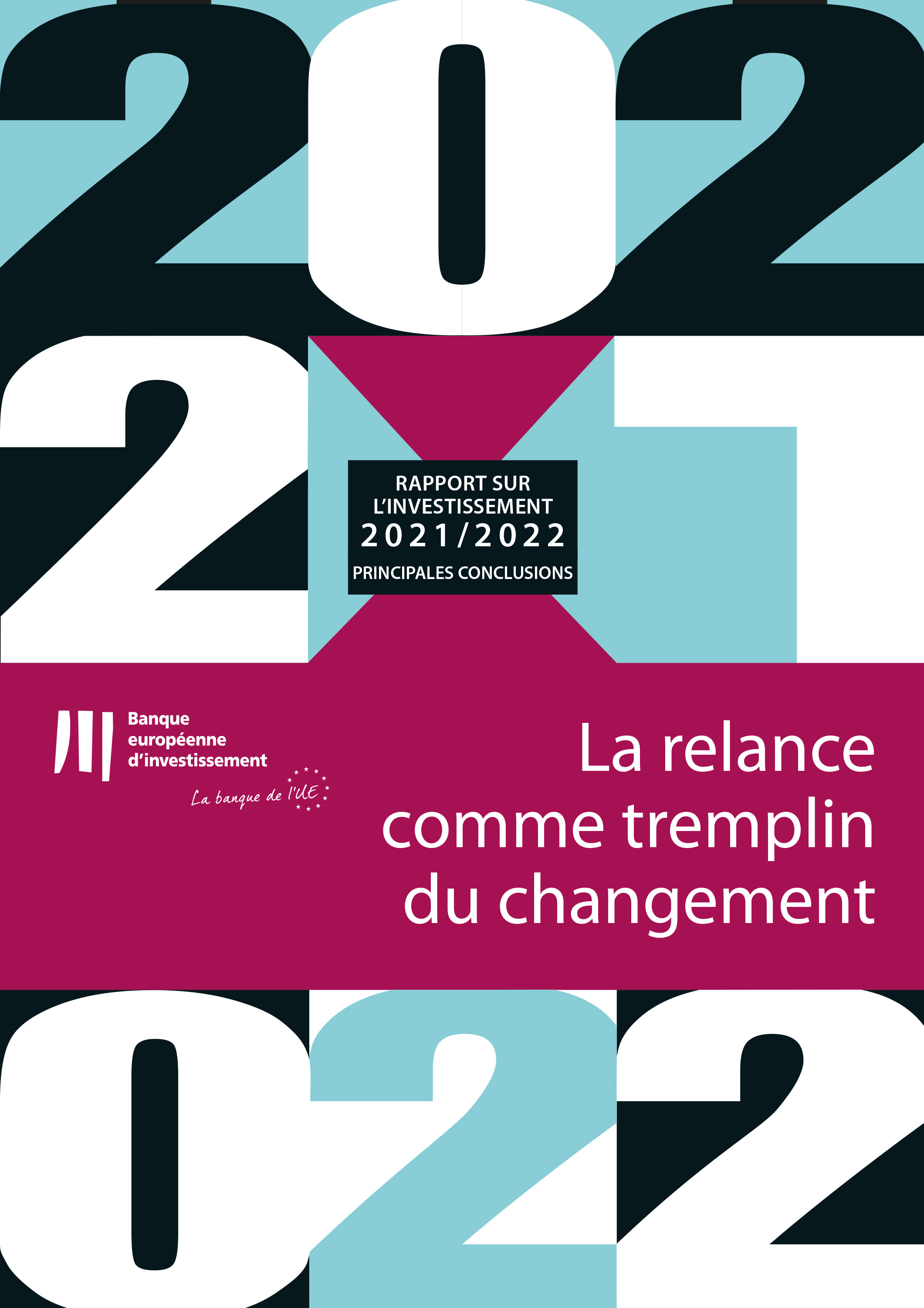 Обложка книги «Rapport 2021-2022 de la BEI sur l'investissement - Principales conclusions»