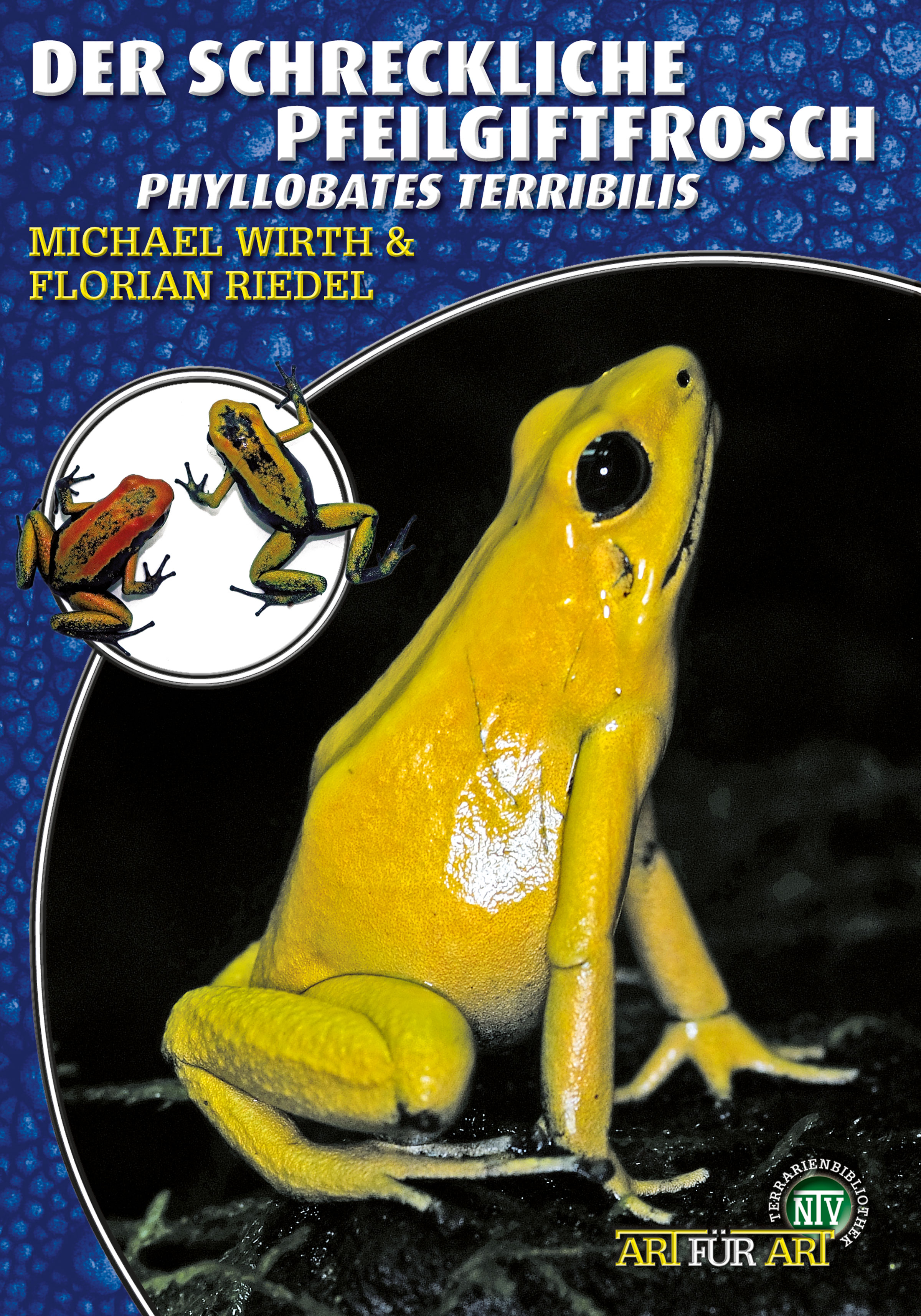 Обложка книги «Der Schreckliche Pfeilgiftfrosch»