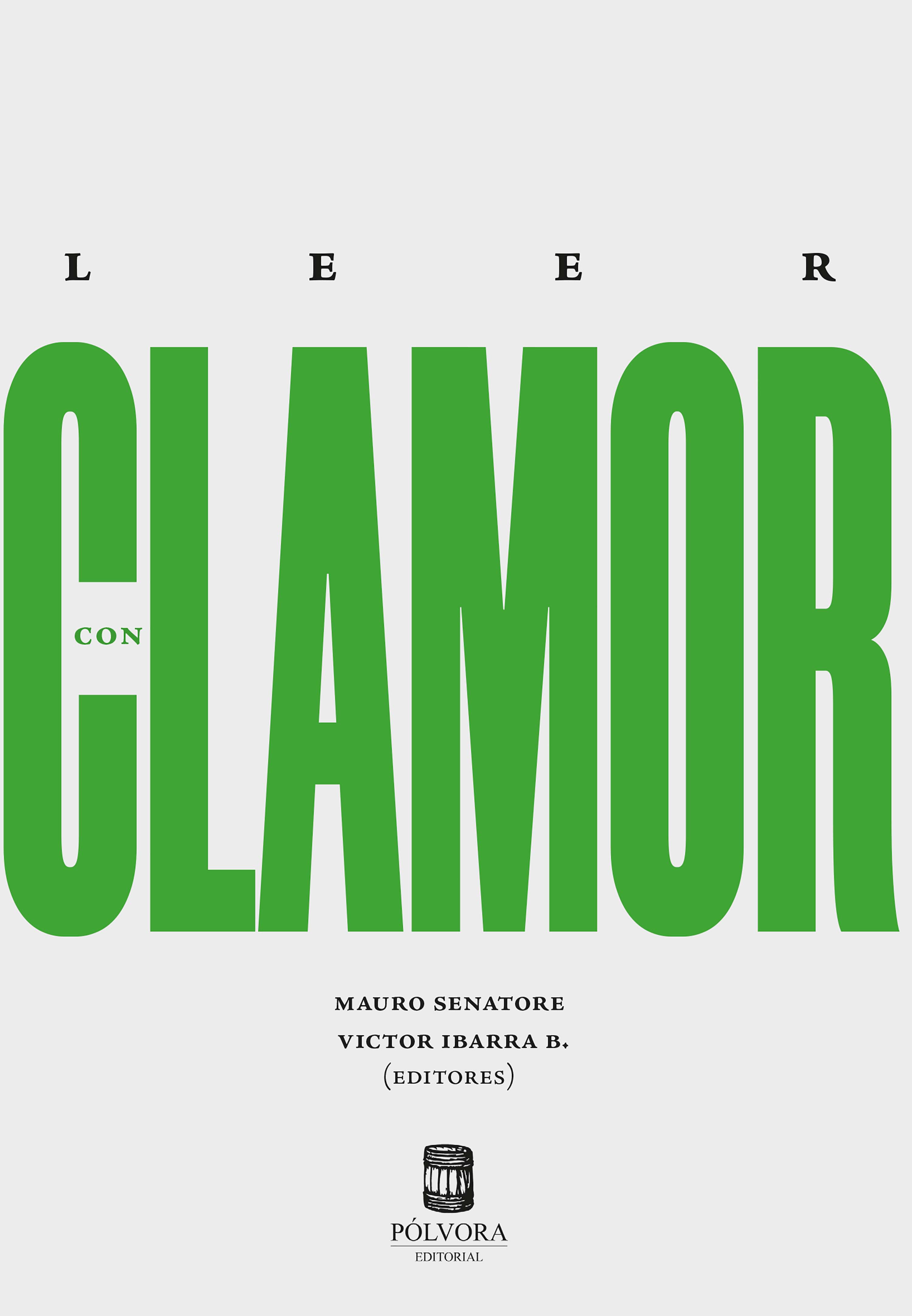 Обложка книги «Leer con clamor»