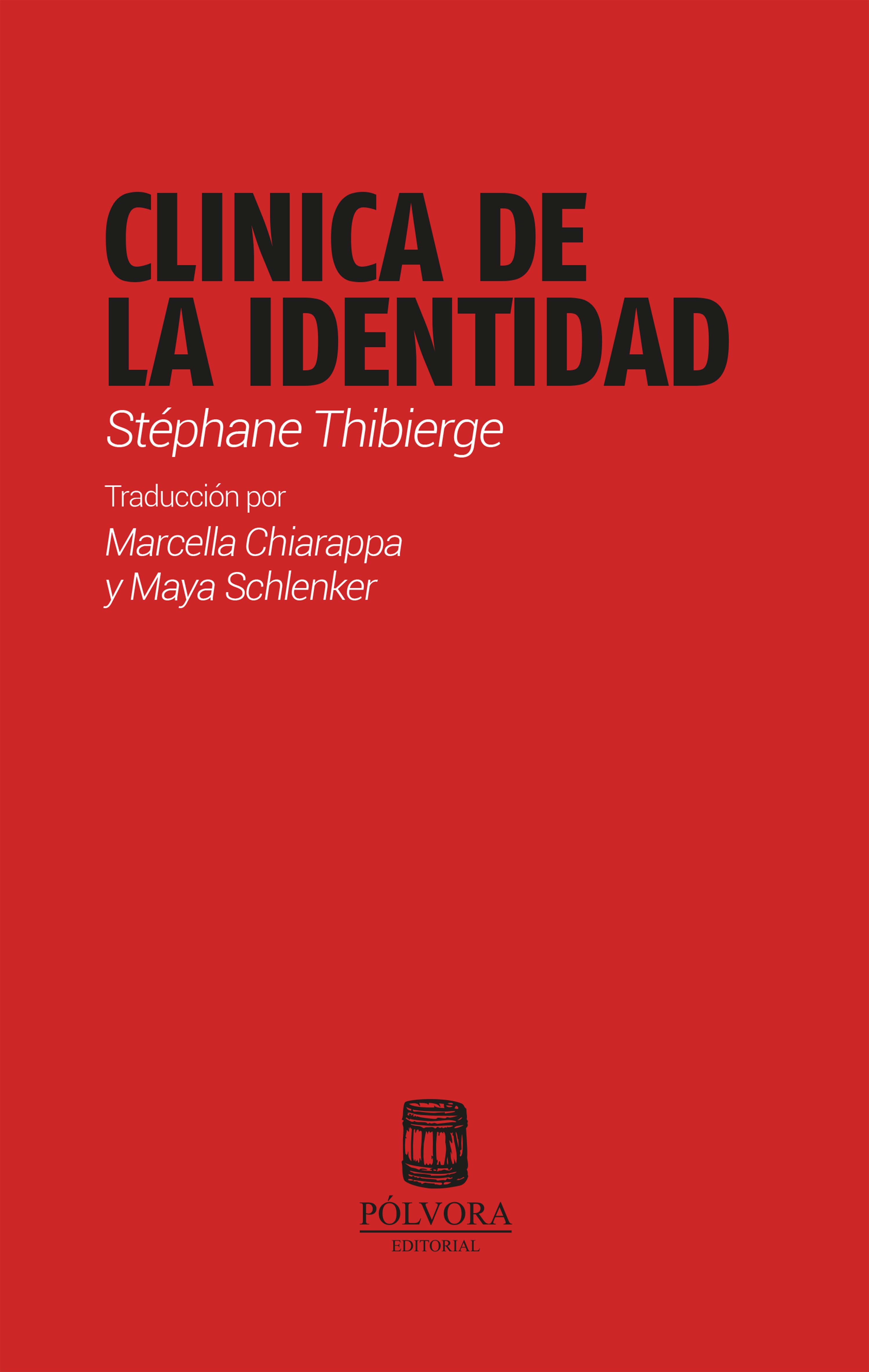 Обложка книги «Clinica de la identidad»