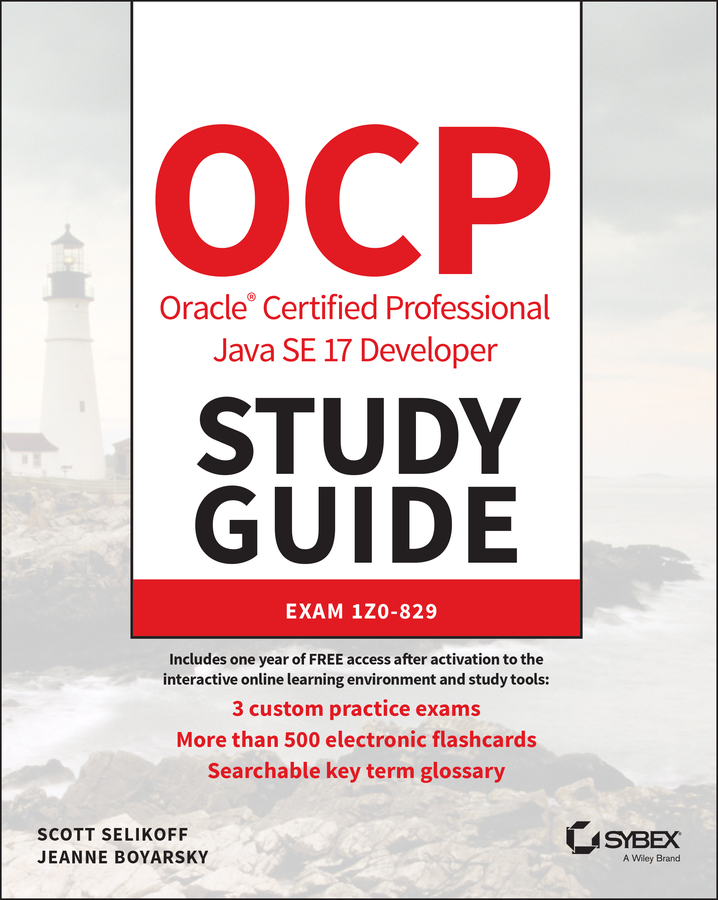 Обложка книги «OCP Oracle Certified Professional Java SE 17 Developer Study Guide»