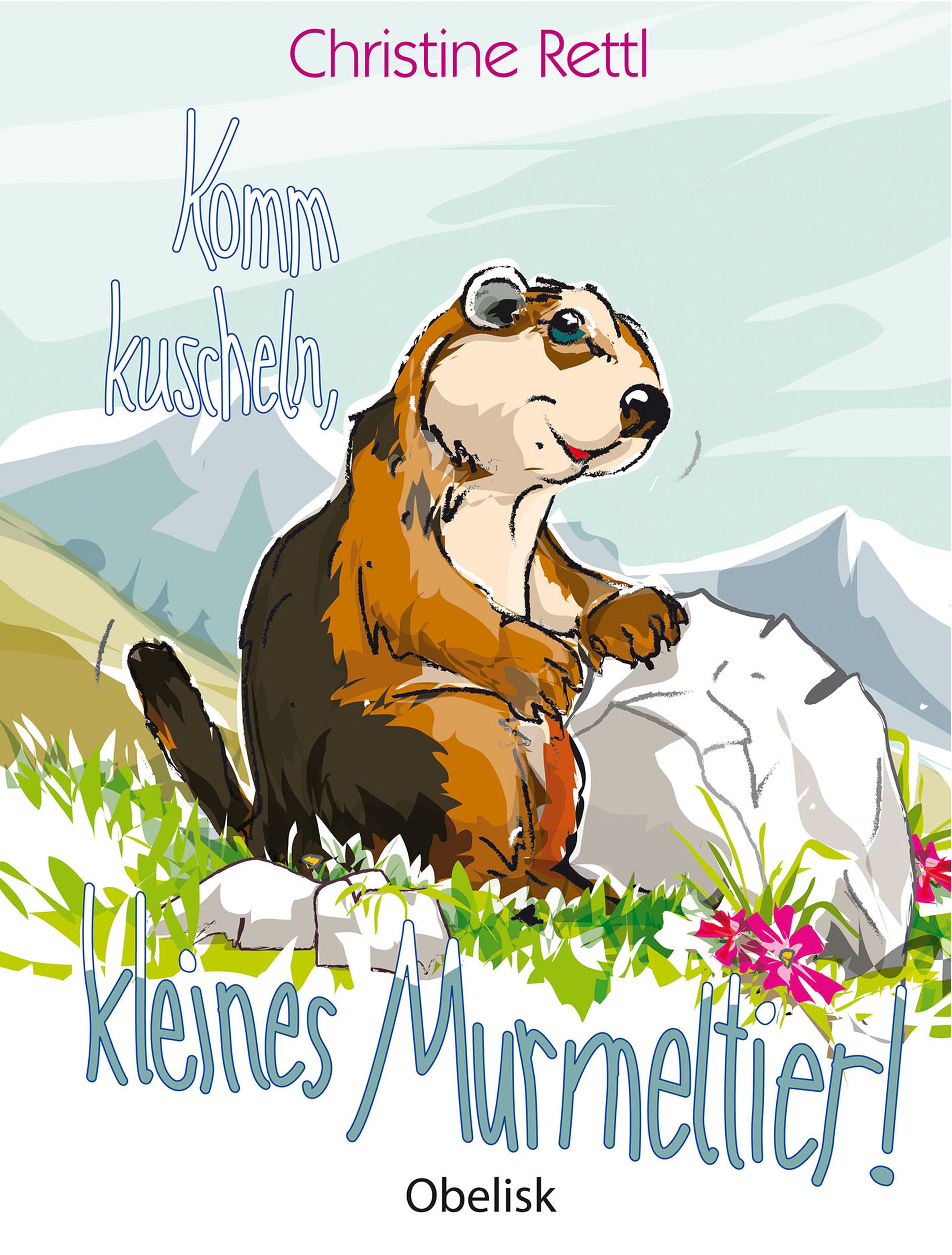 Обложка книги «Komm kuscheln, kleines Murmeltier!»