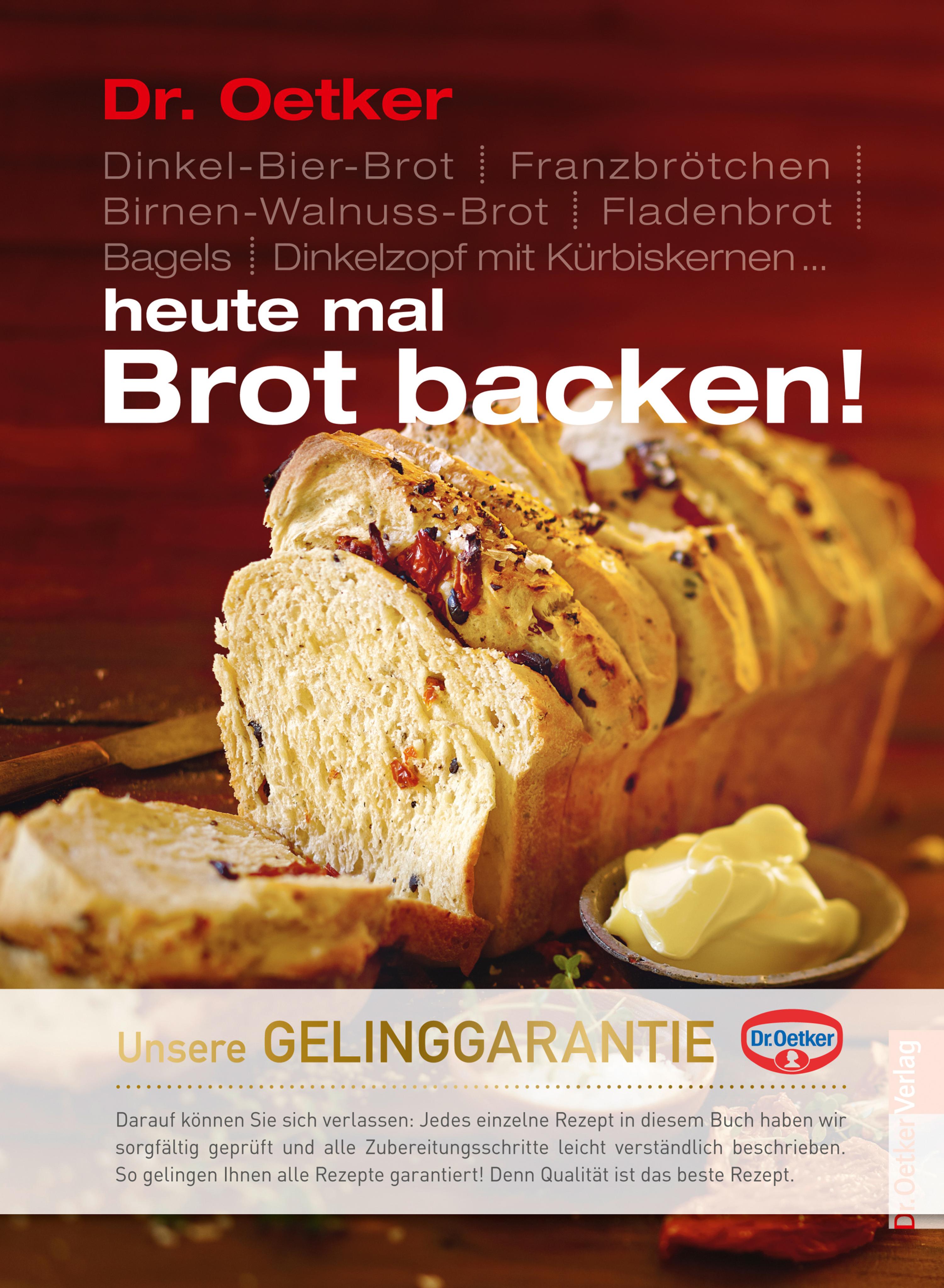 Обложка книги «Heute mal Brot backen!»