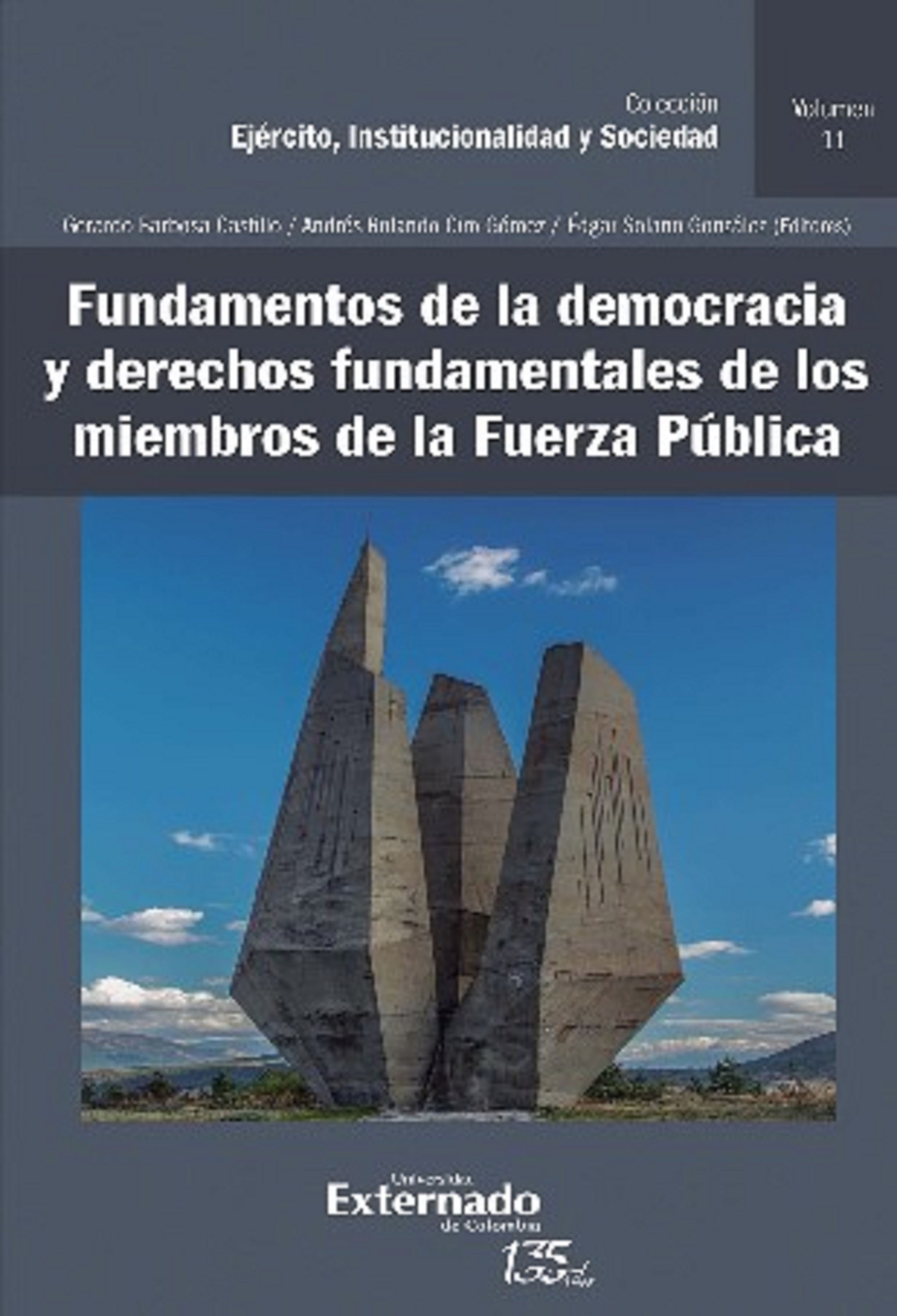 Обложка книги «Fundamentos de la democracia y derechos fundamentales de los miembros de la Fuerza Pública»