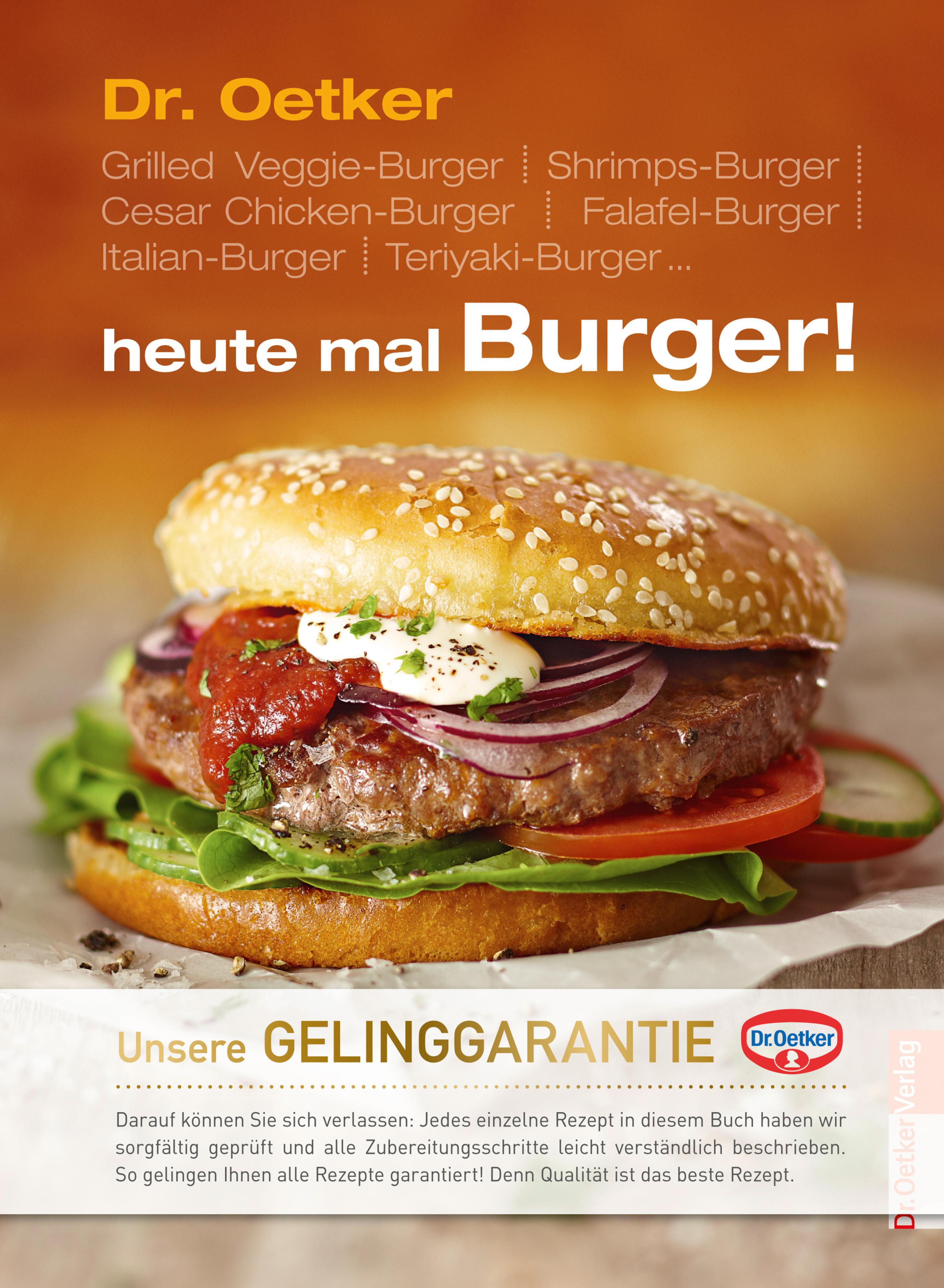 Обложка книги «heute mal Burger!»