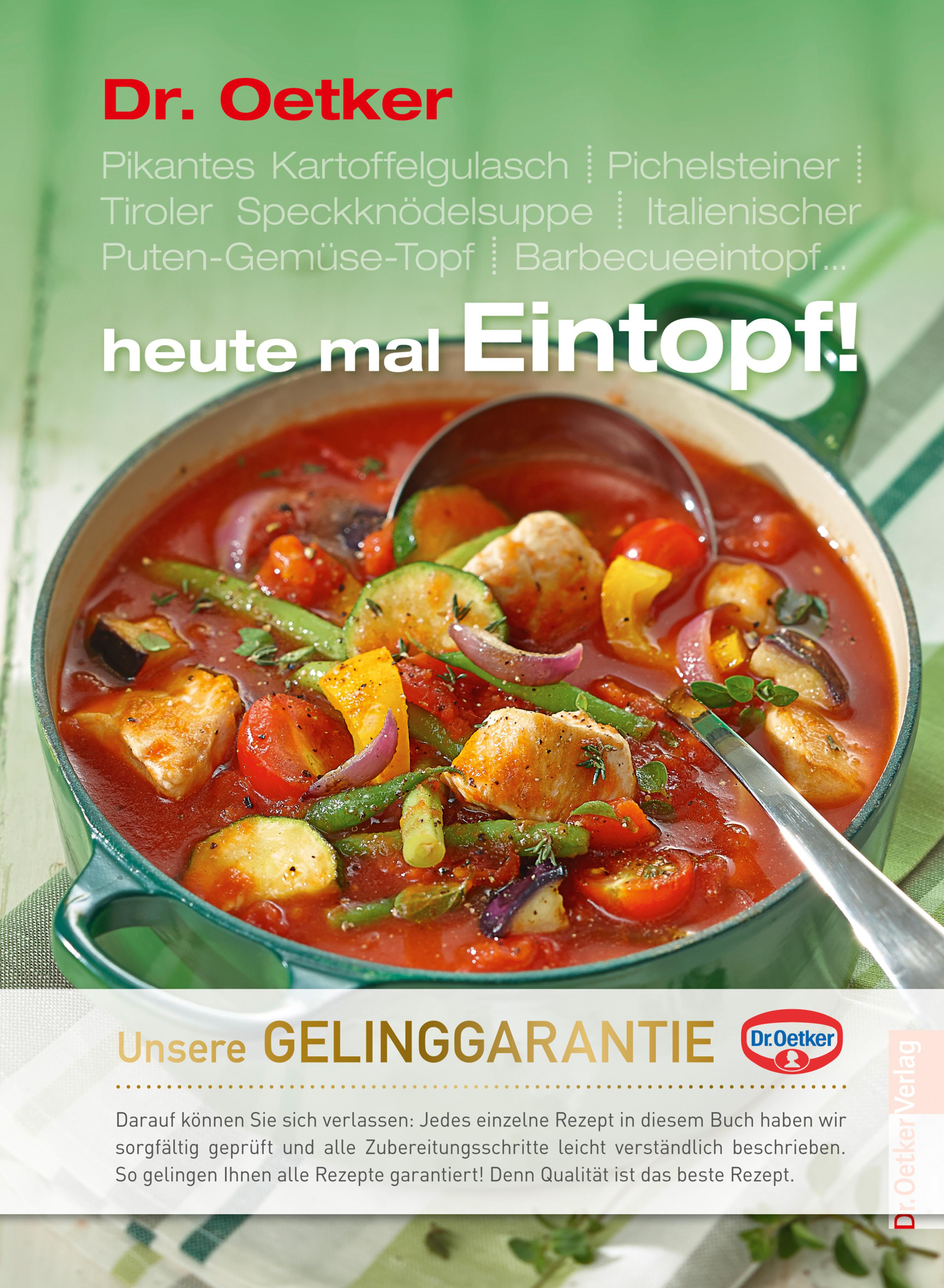 Обложка книги «heute mal Eintopf!»