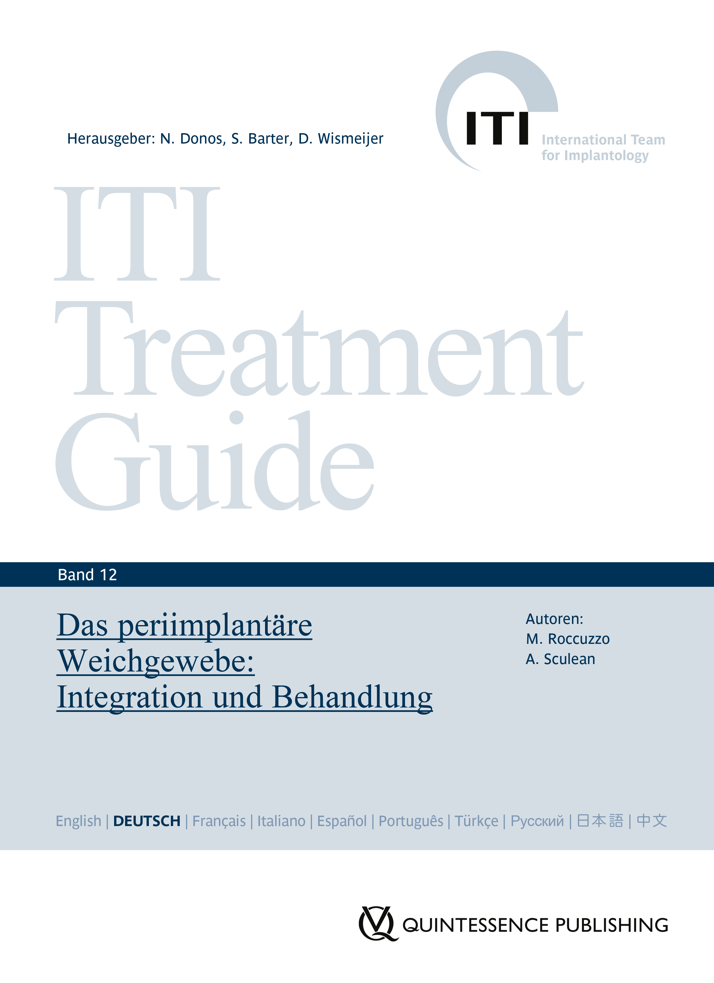 Обложка книги «Das periimplantäre Weichgewebe»