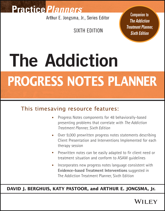 Обложка книги «The Addiction Progress Notes Planner»